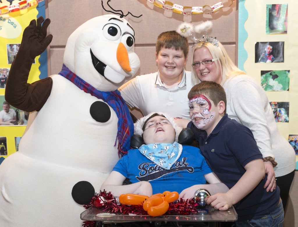 Olaf the snowman came along to CHAS (Stuart Walker)