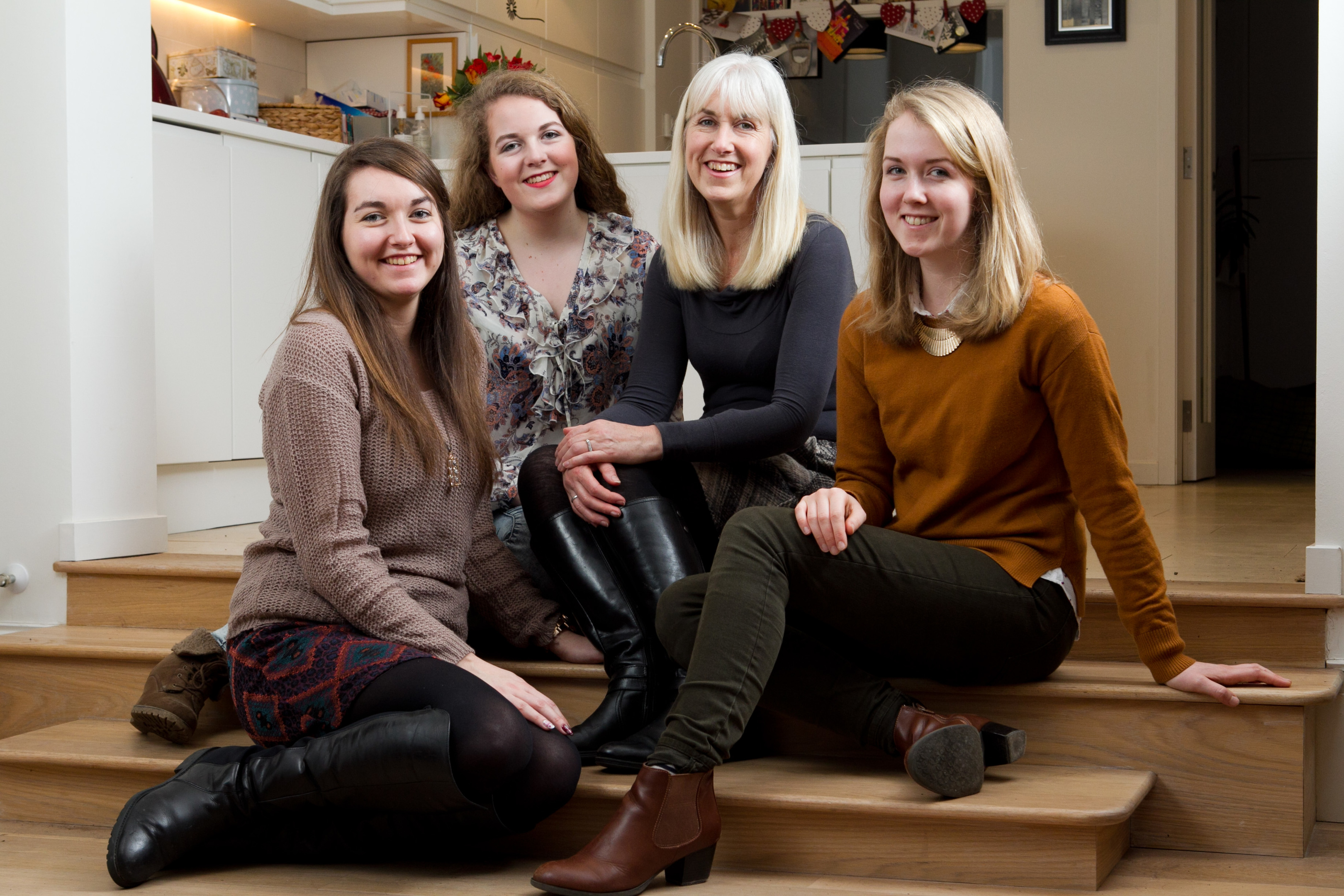 Hannah , Jess, Sally and Bethany (L-R) (Andrew Cawley / DC Thomson)