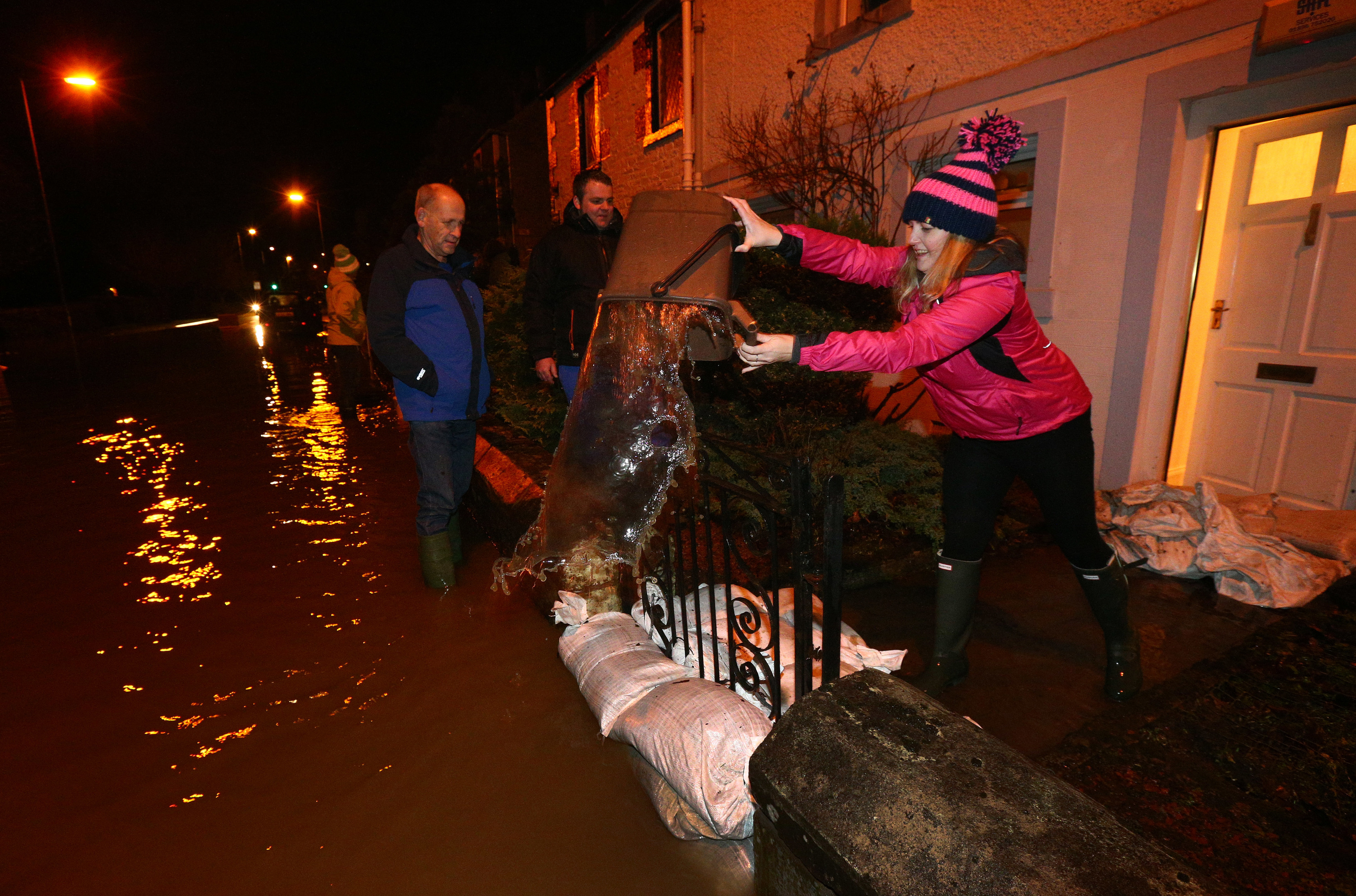 Residents in Peebles (Mark Runnacles/Getty Images)