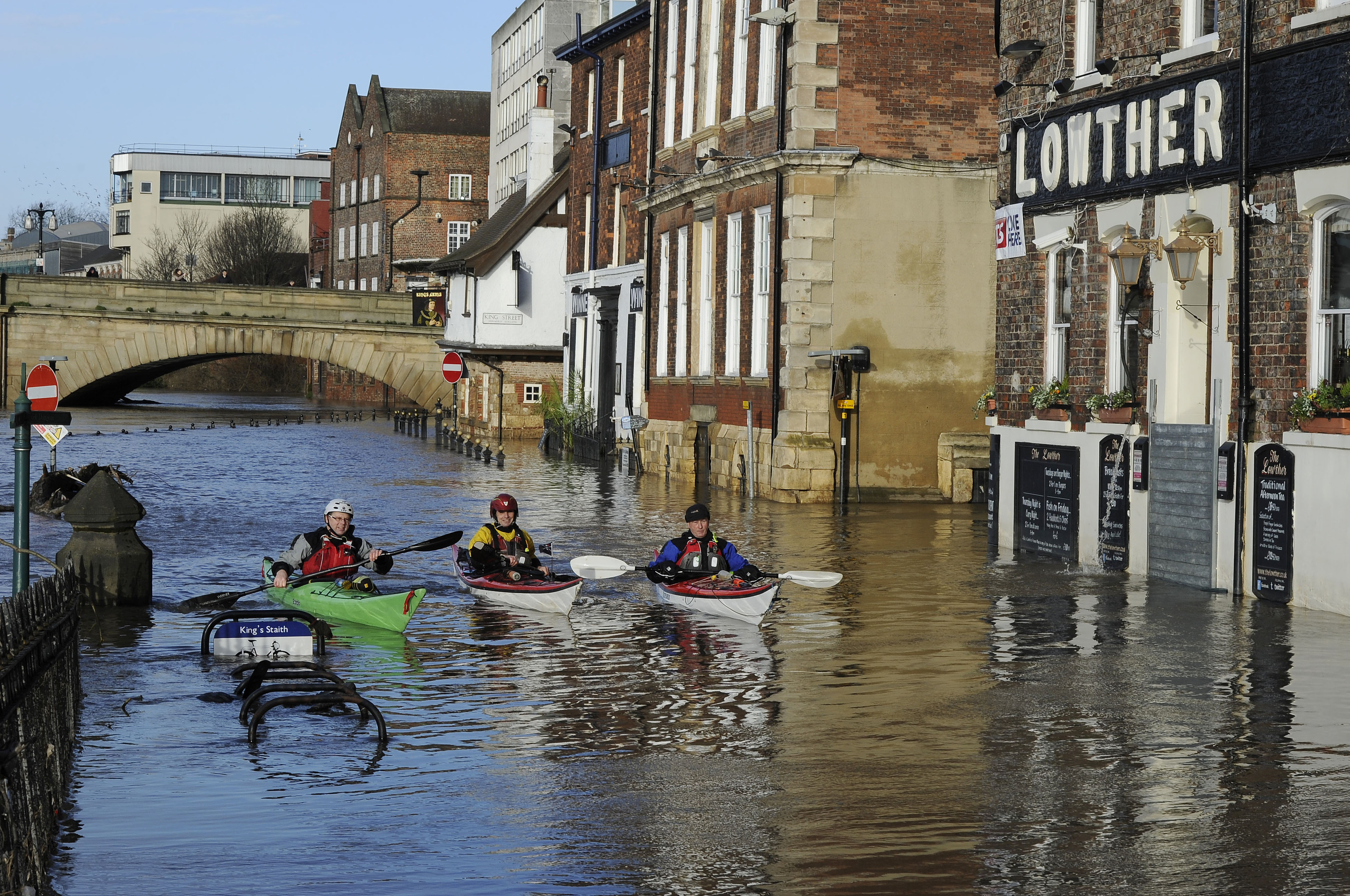 Flooding in York (John Giles/PA Wire)