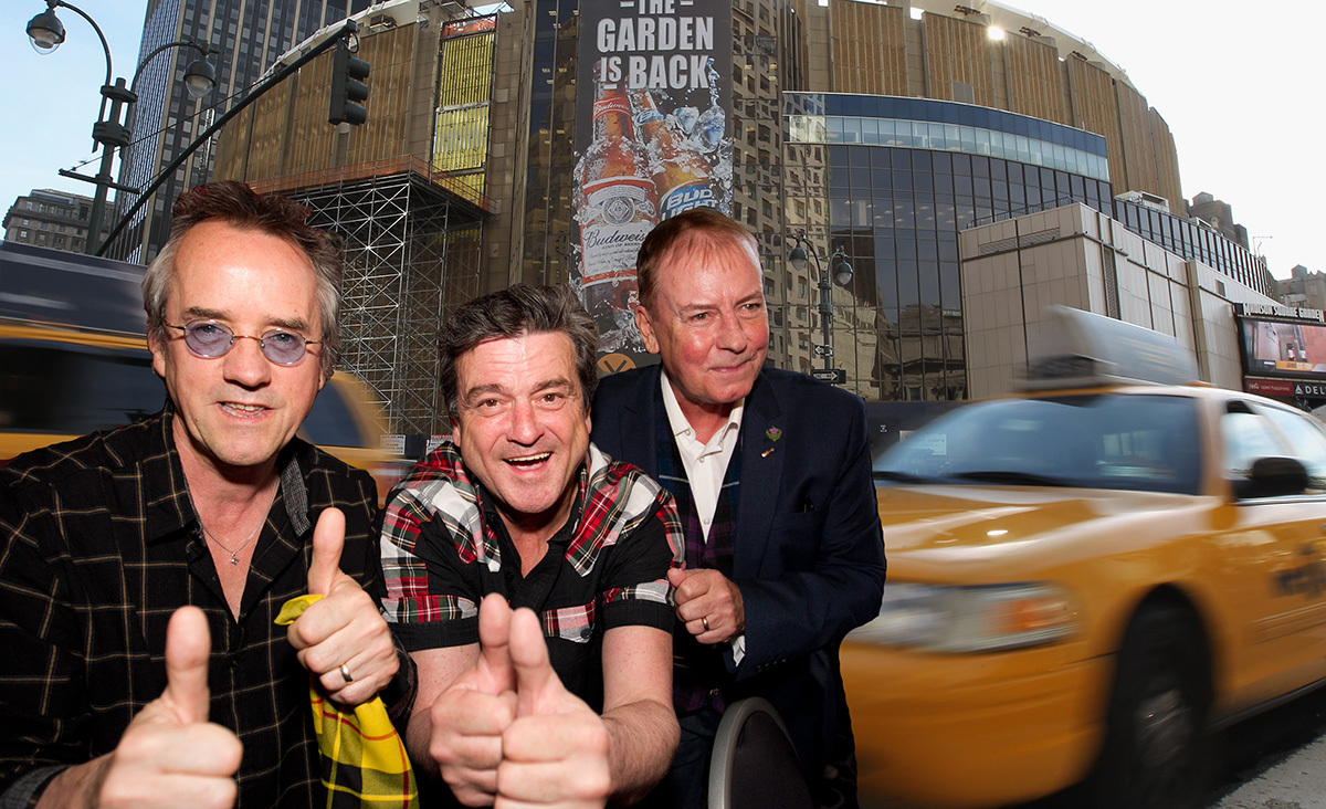 The Rollers could soon be hitting the Big Apple!(Andrew Cawley / DC Thomson & Bruce Bennett/Getty Images)