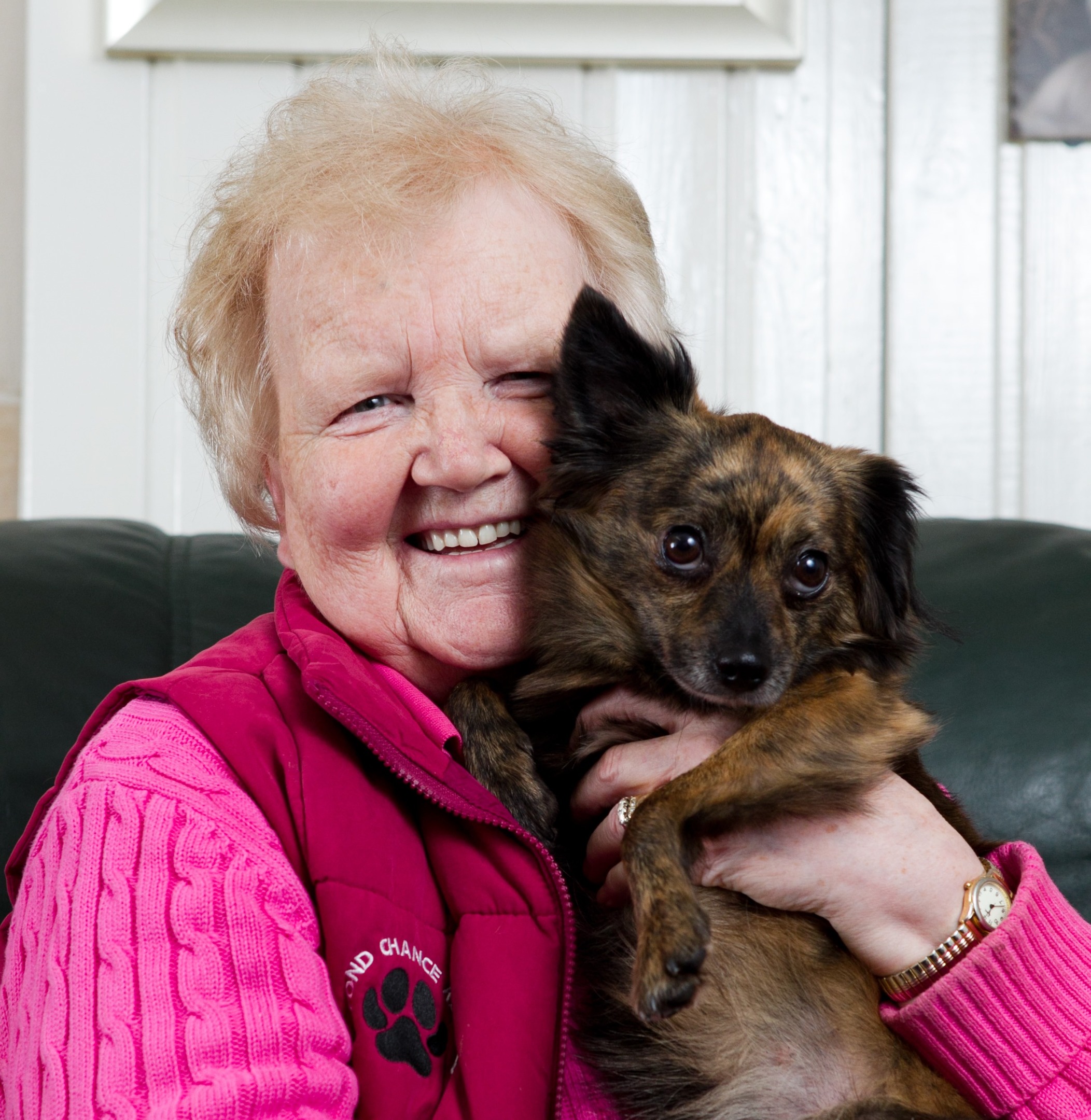 Ena Conyon and her dog, Dana, who was lost for over two weeks (Andrew Cawley / DC Thomson)