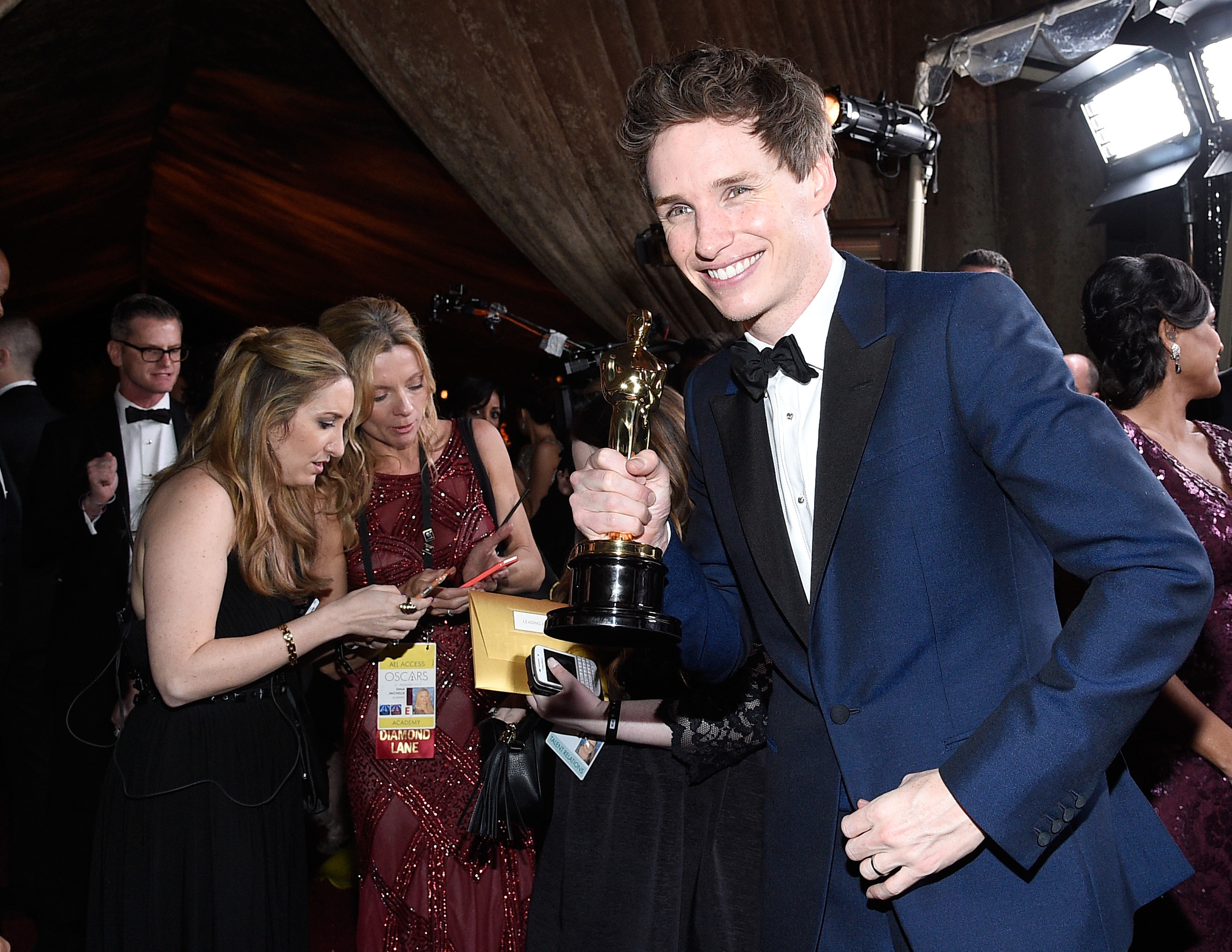 Eddie Redmayne attends the 87th Annual Academy Awards Governors Ball. (Getty Images)