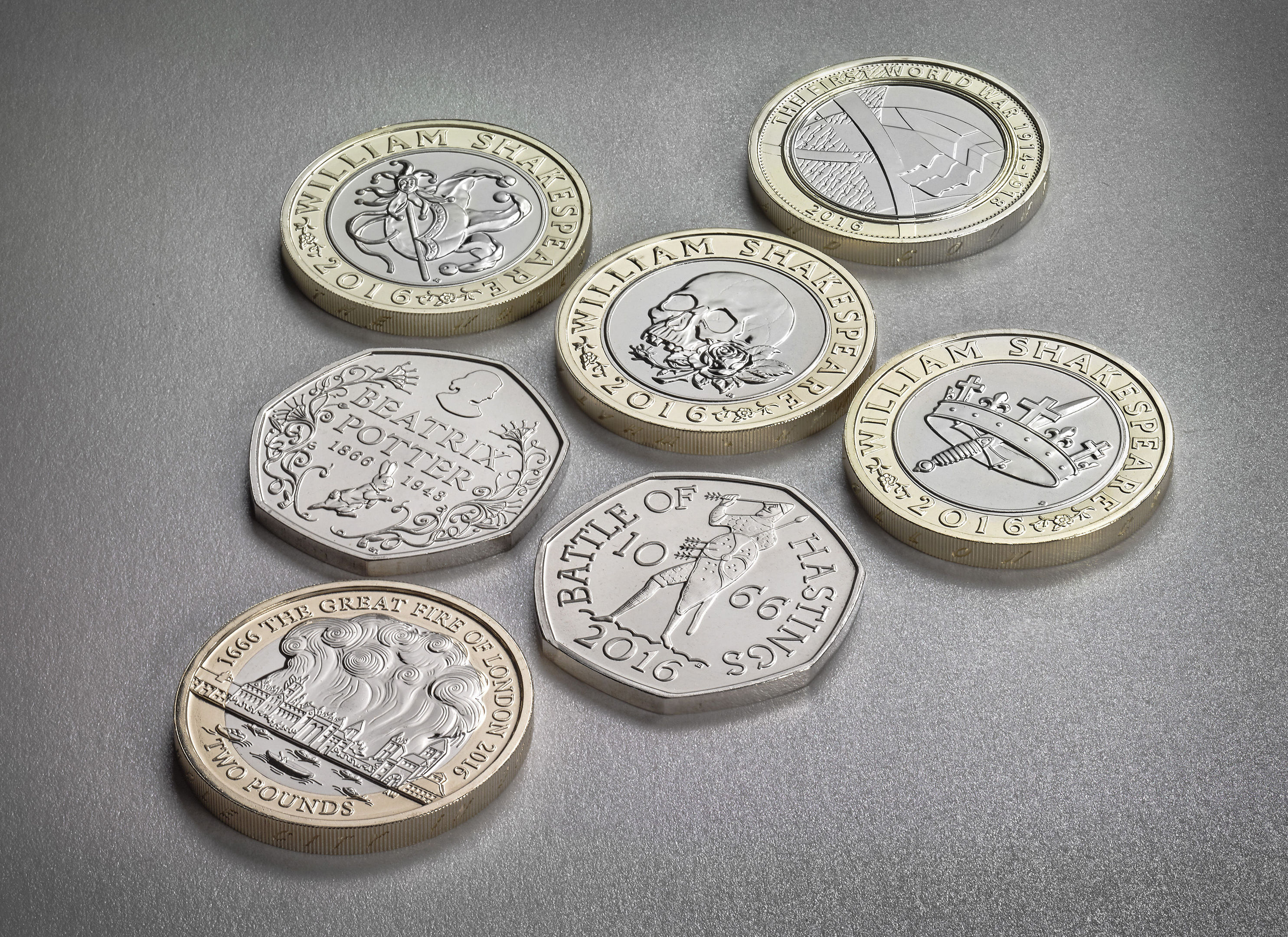 The new coin designs (Royal Mint / PA Wire)