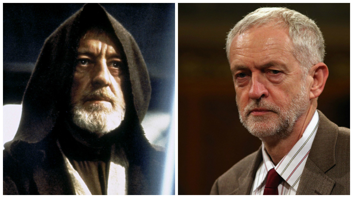 Obi Wan Kenobi and Jeremy Corbyn