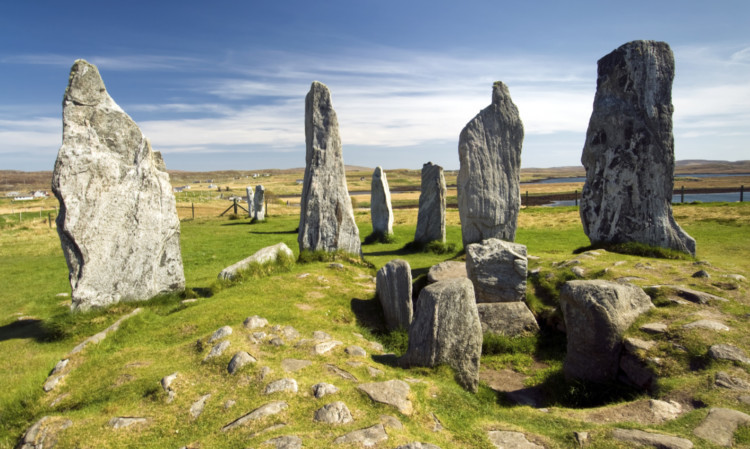 Callanish standing stone circle, Isle of Lewis, Scotland, UK.