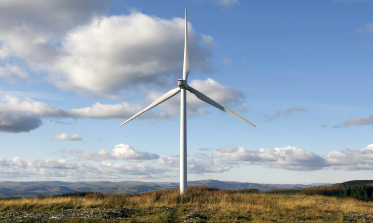 Dalswinton wind farm in Dumfries and Galloway