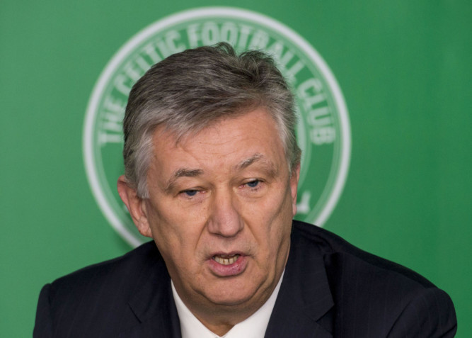 Celtic Chief Executive Peter Lawwell
