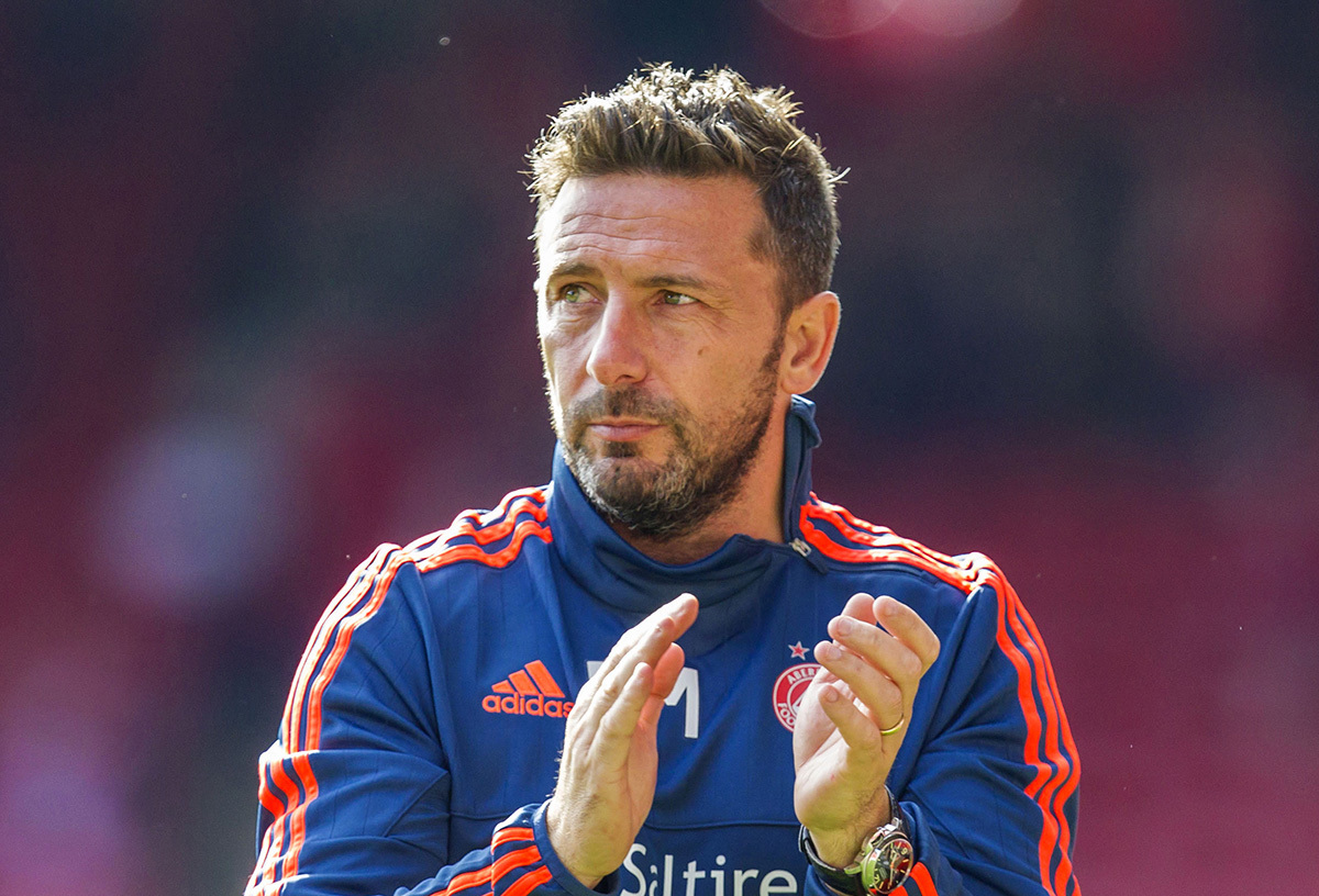 Aberdeen manager Derek McInnes (SNS Group / Roddy Scott)