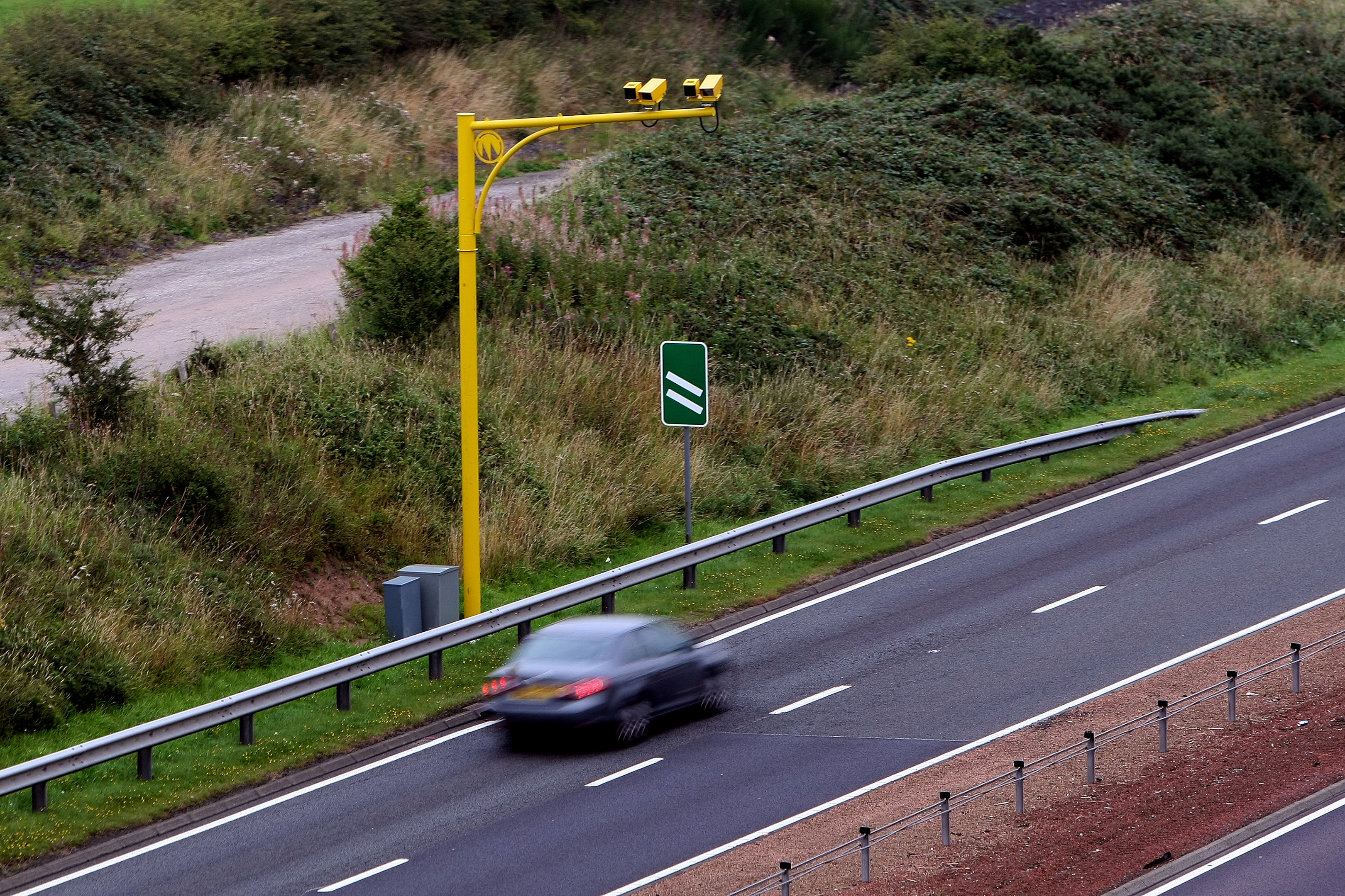 Average speed cameras on the A9 (Kris Miller / DC Thomson)