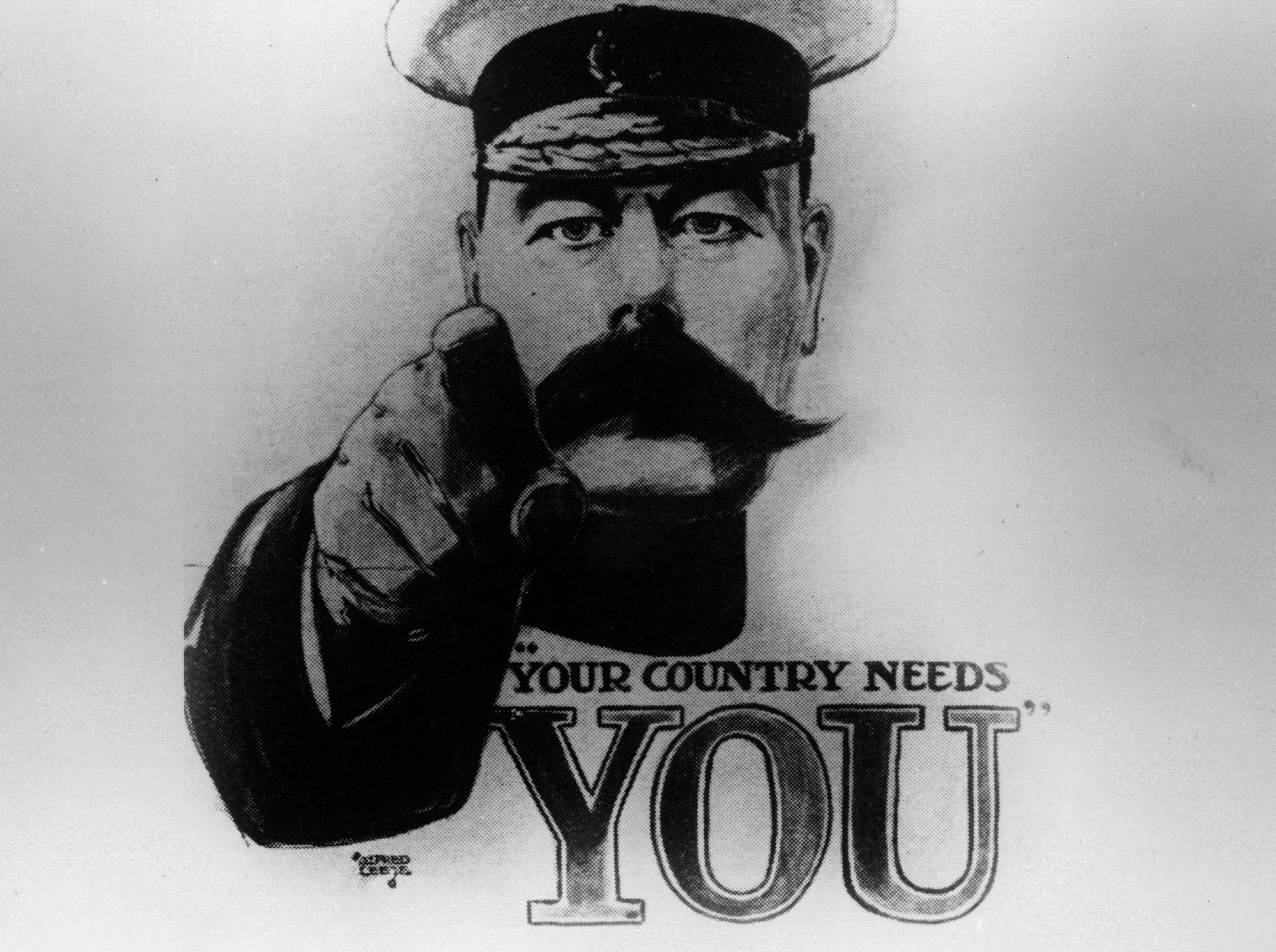 The famous Lord Kitchener poster