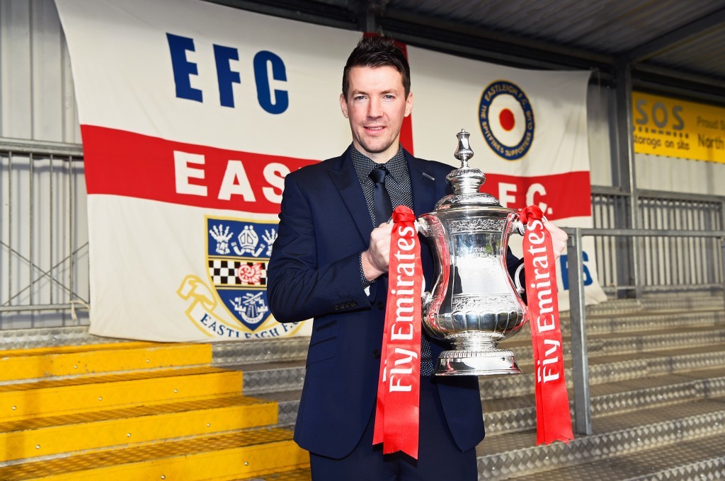 Eastleigh manager Chris Todd ahead of their clash with Bolton (Mike Hewitt/Getty Images)
