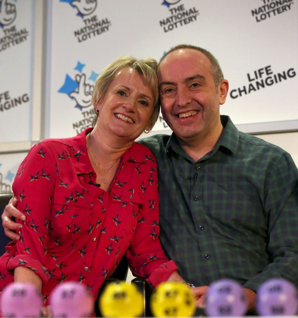David and Carol Martin won the lottery (Andrew Milligan / PA Wire)