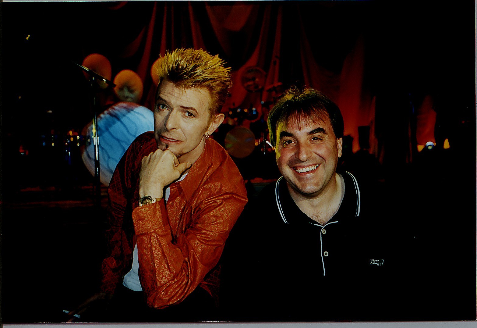 David Bowie with Billy Sloan 1997