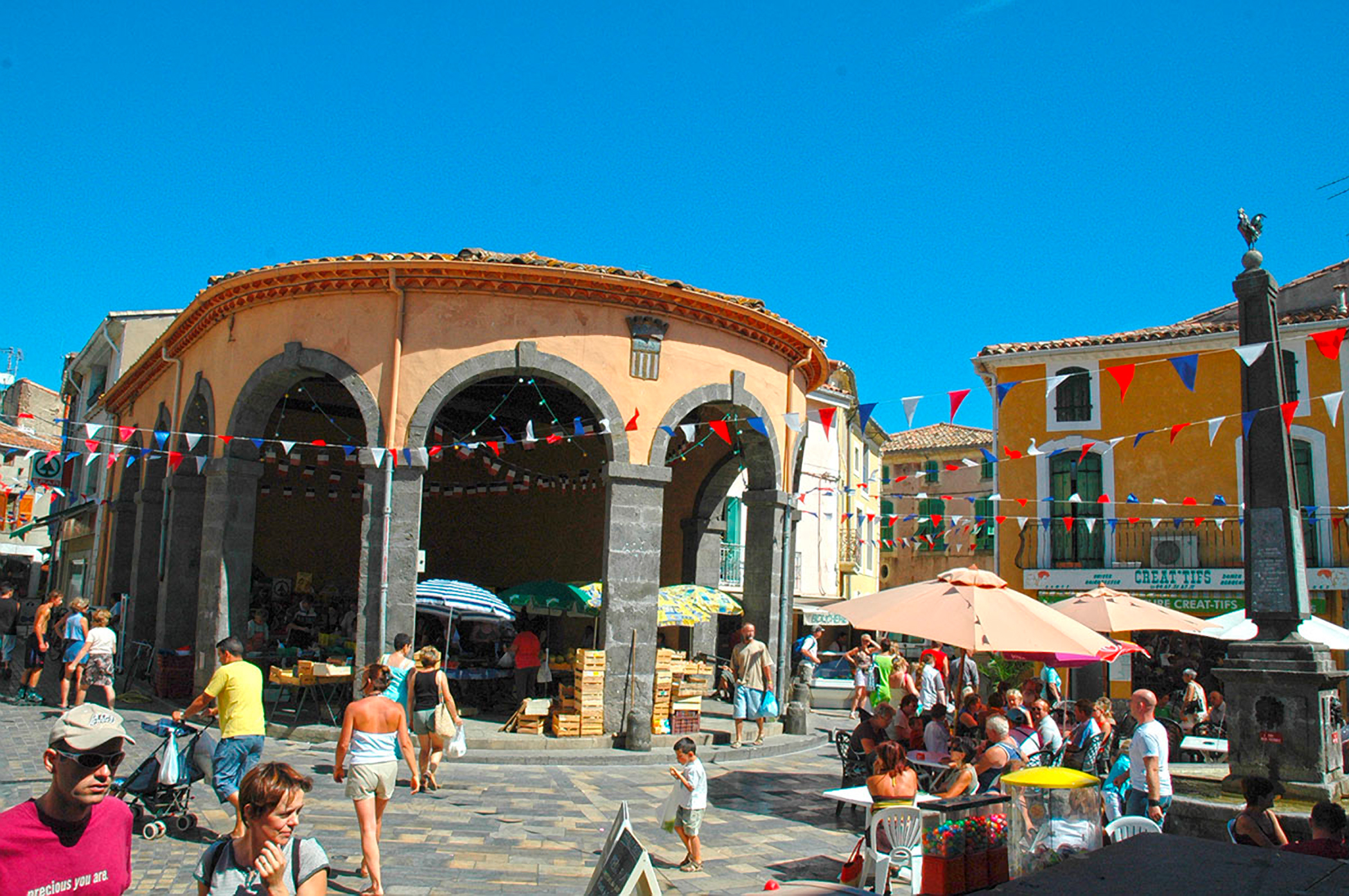 The pretty, old town of Vias in southern France is a real tourist’s treat.