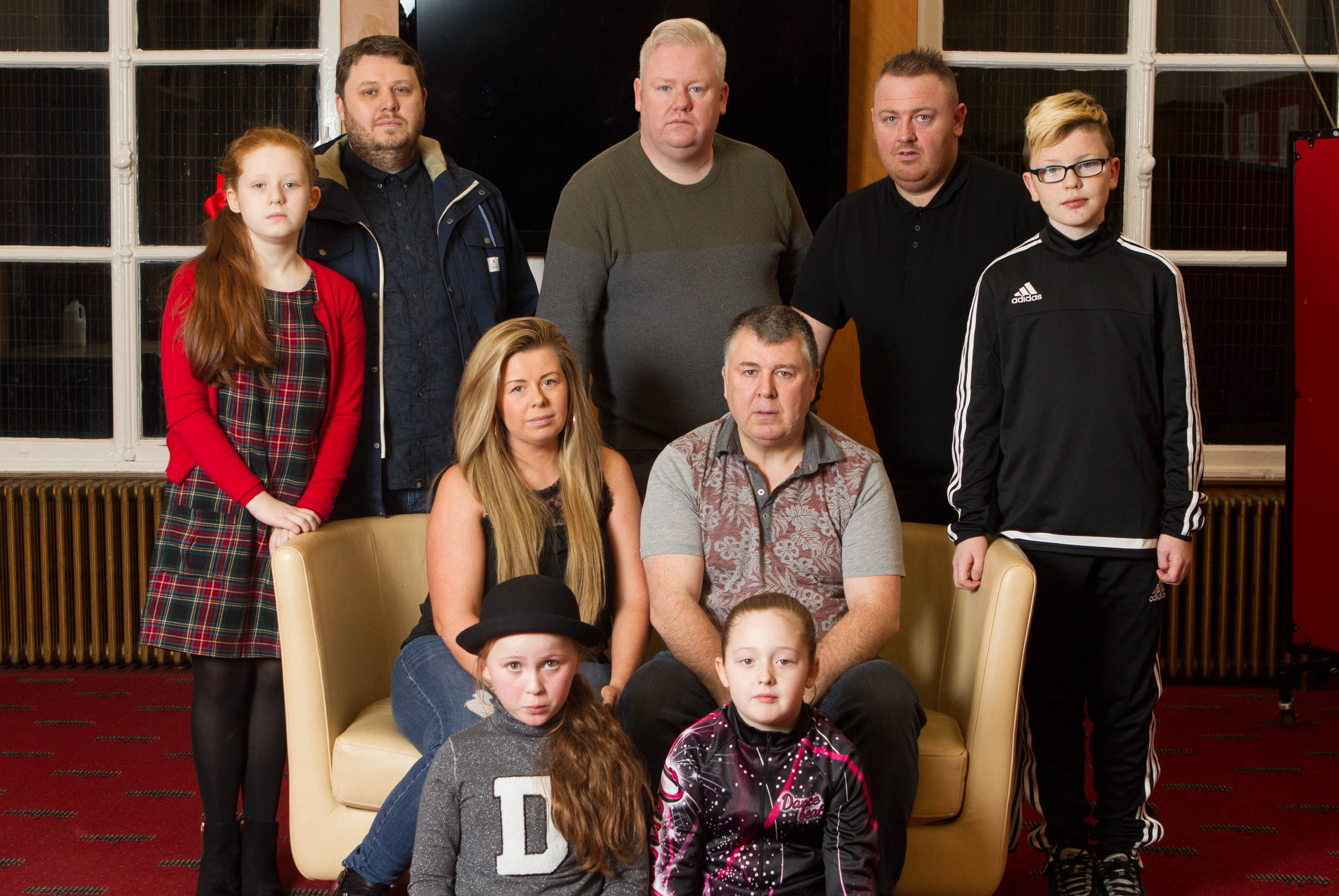 A family of brothers and sisters and cousins are living under shadow of a killer gene (Chris Austin / DC Thomson)