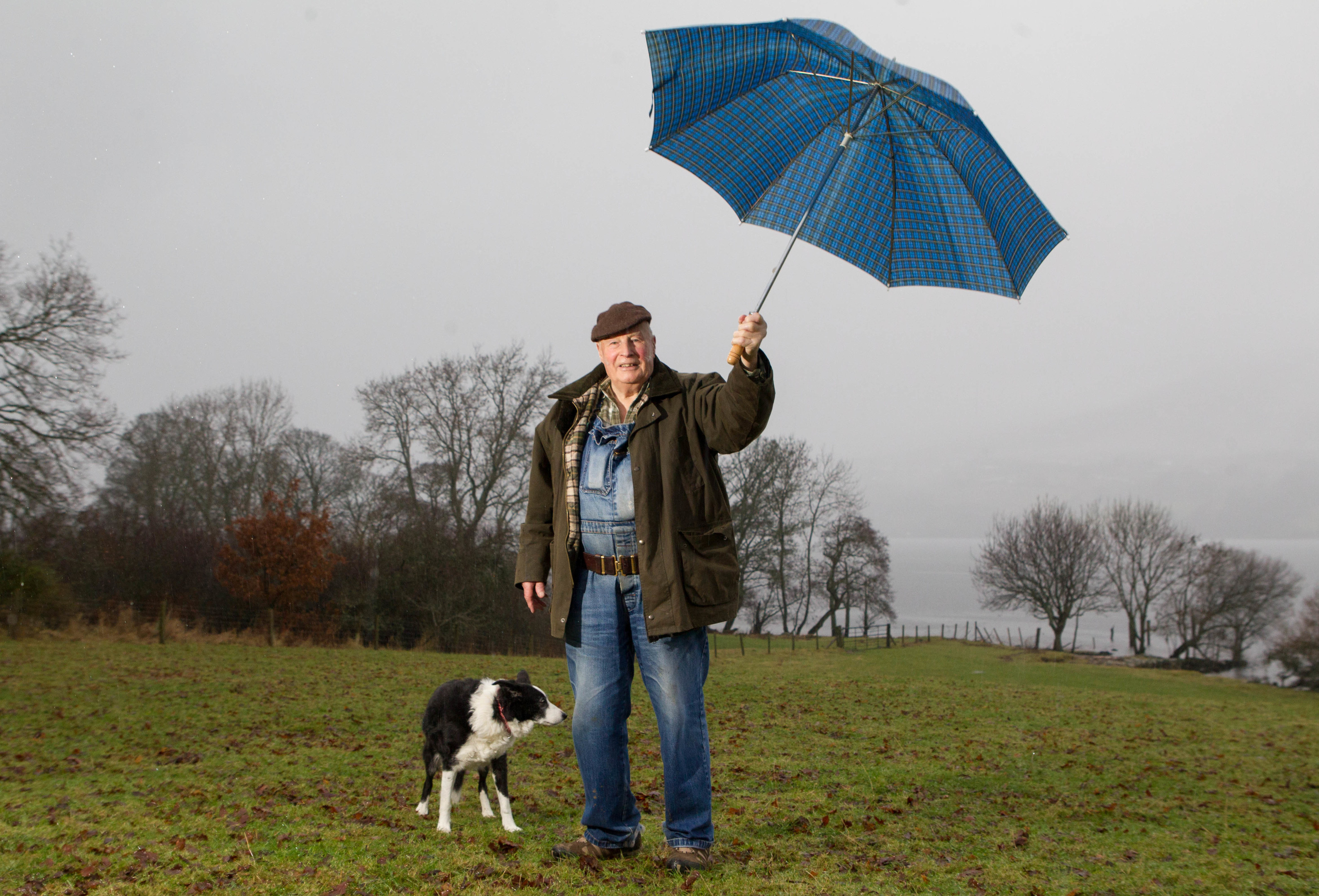 Mervyn Browne collects weather details for The Met office (Chris Austin / DC Thomson)