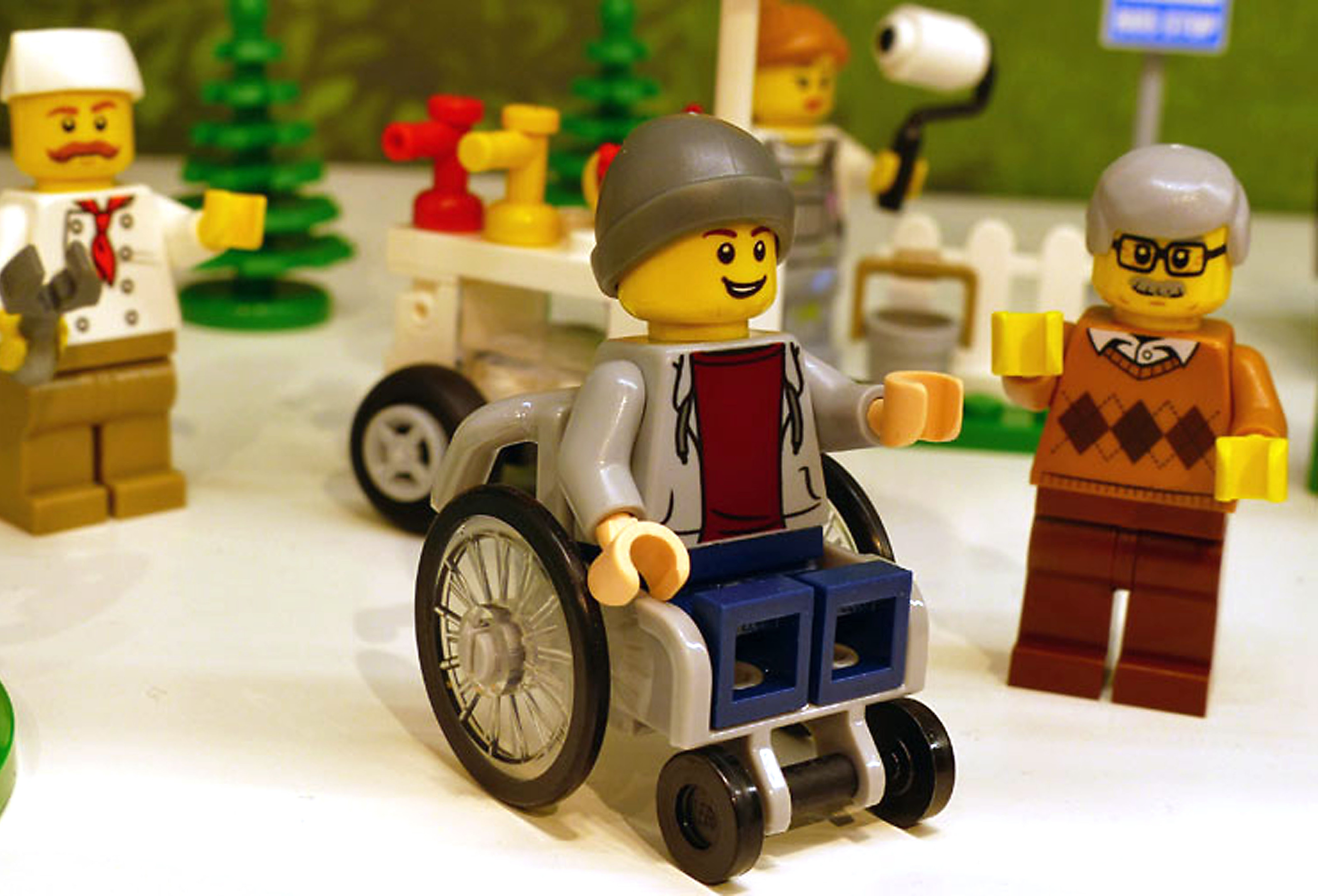 The first Lego disabled mini-figure (promobricks/PA Wire)