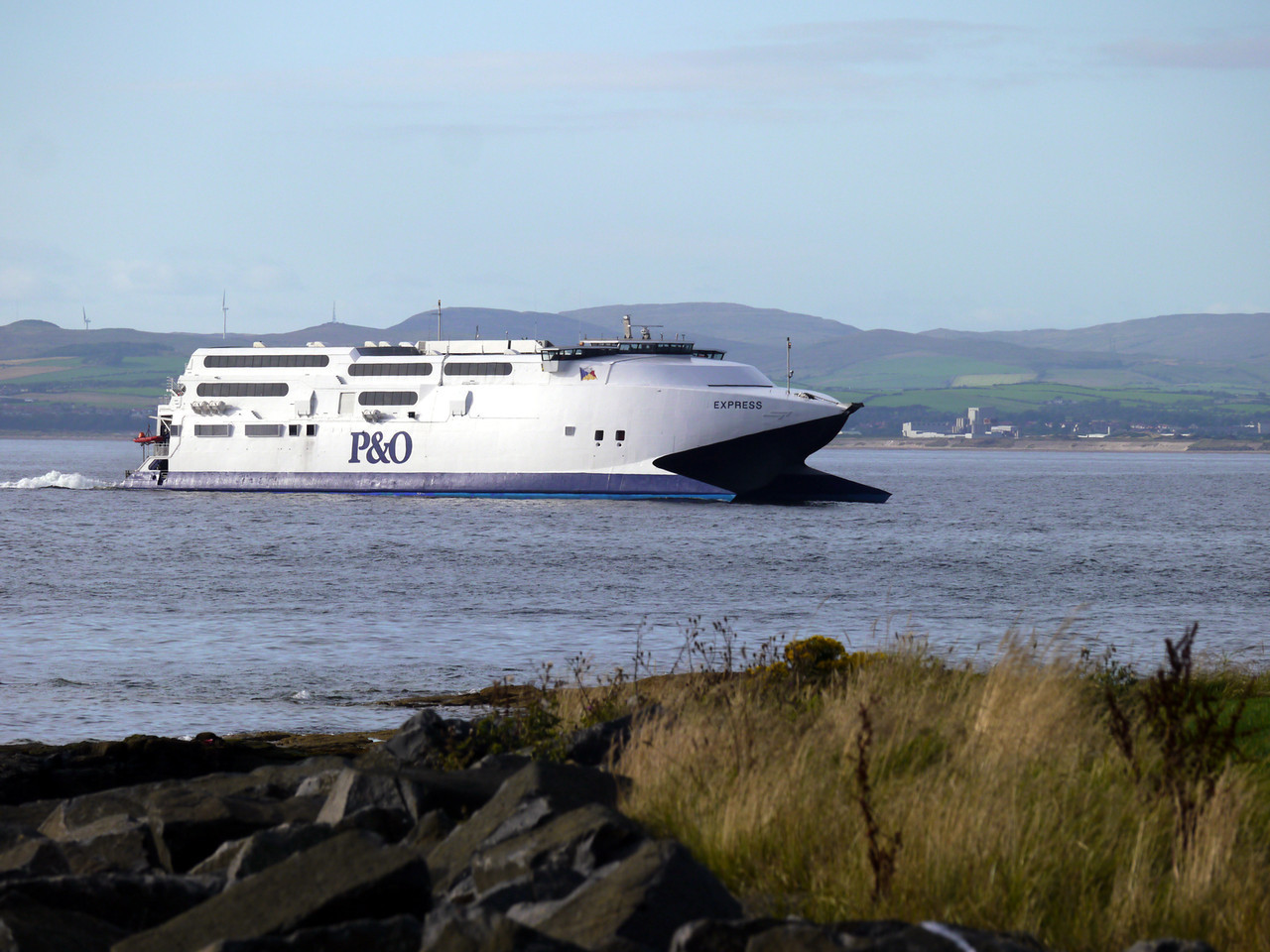 The Troon to Larne ferry service