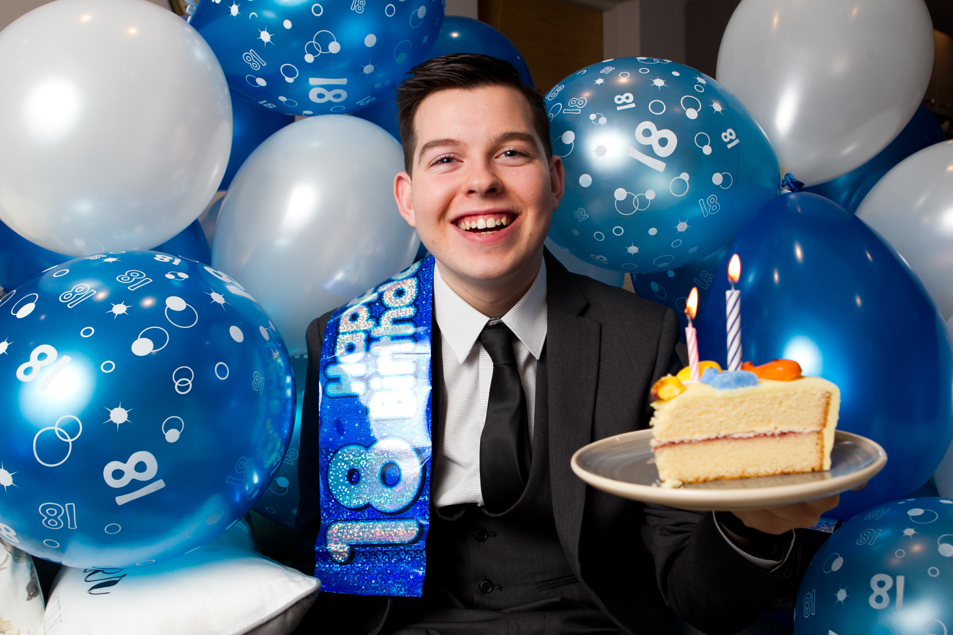 Callum Marshall, who has just turned 18 years old (Andrew Cawley / DC Thomson)