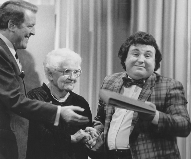 Russell Grant with his grandmother Alice on This is Your Life