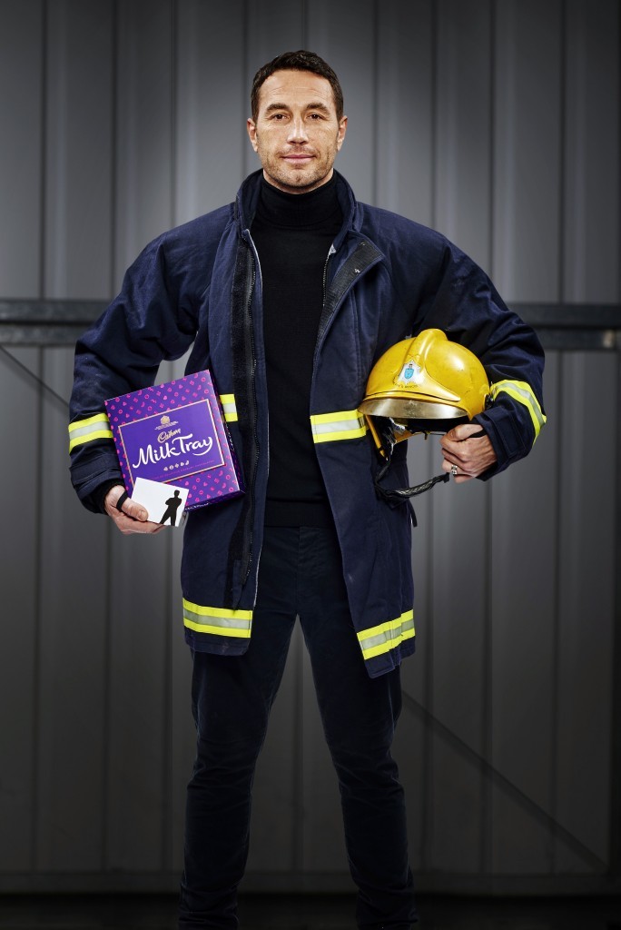 Firefighter Patrick McBride (Joel Anderson/Cadbury/PA Wire)
