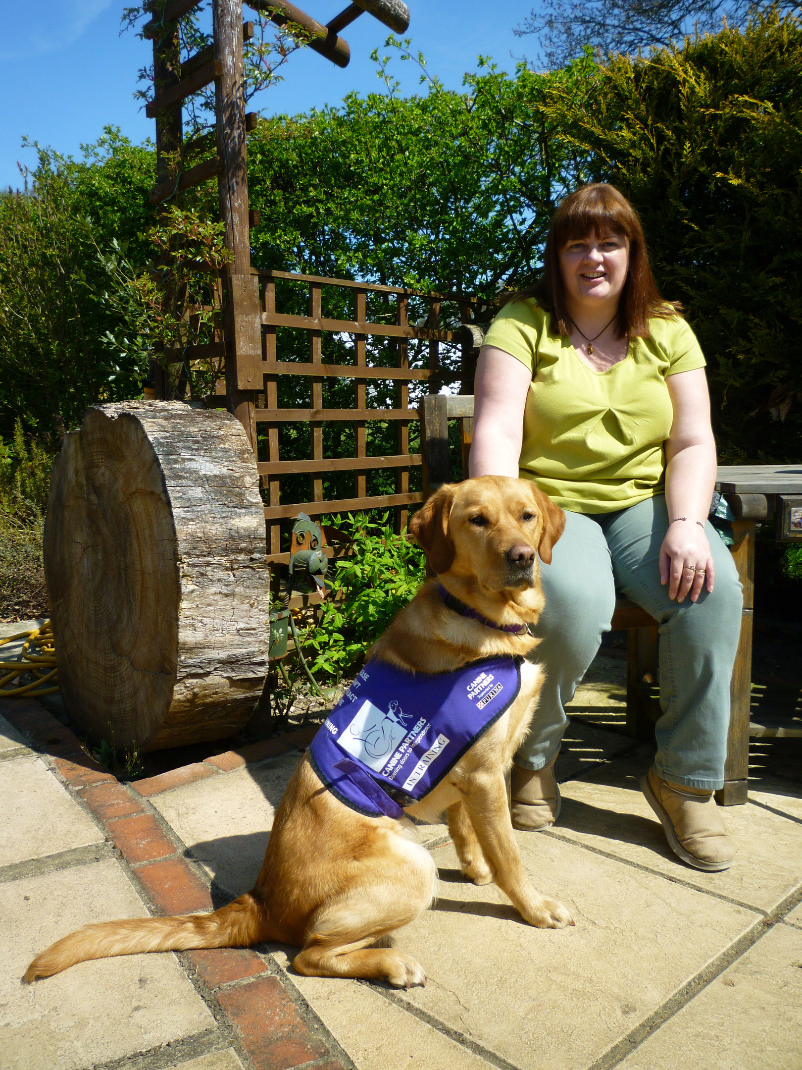 Kitty Wallace and her dog Emma (Canine Partners)