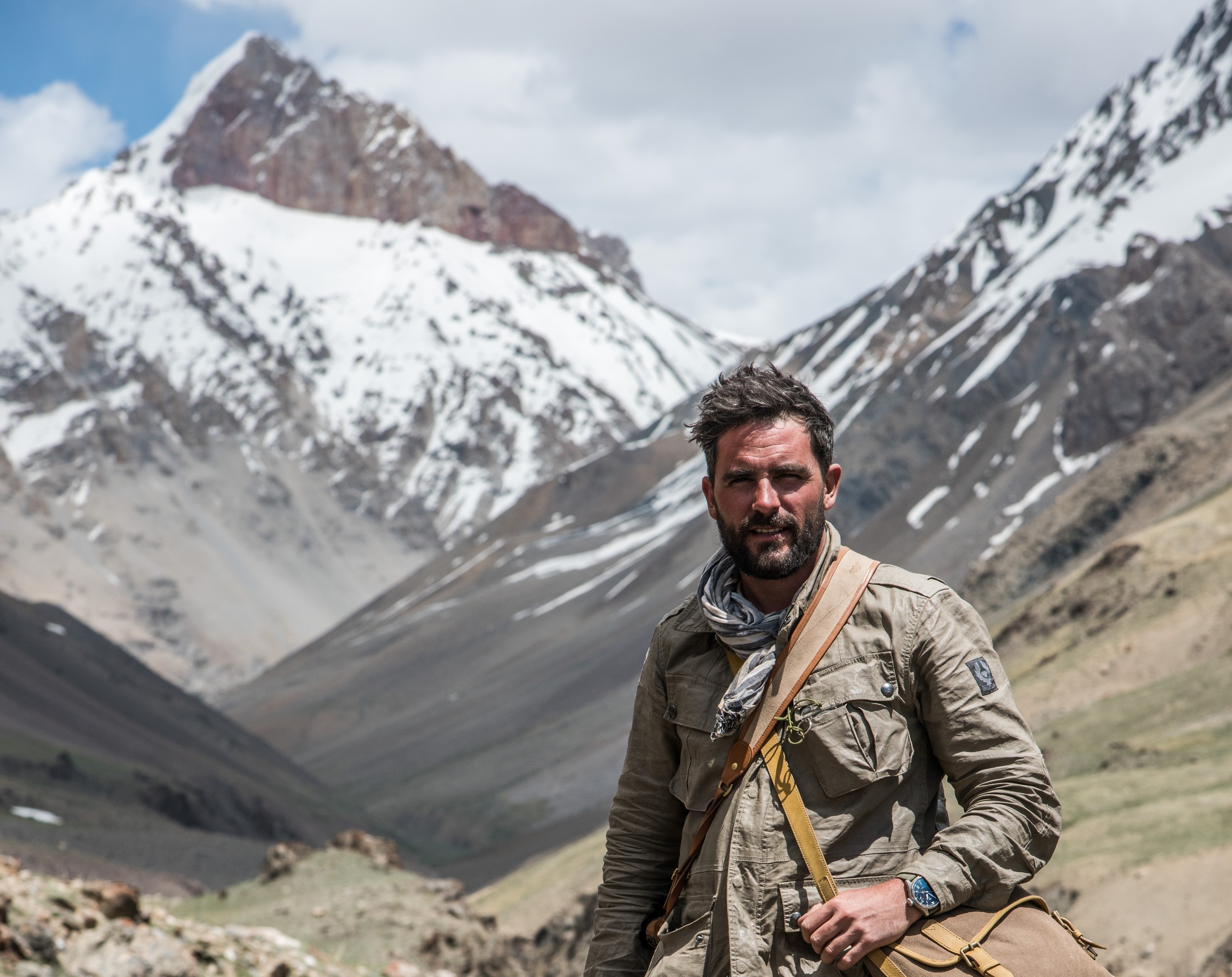 Levison Wood tells the story of his mountain trek in his book "Walking the Himalayas" (Tom McShane)