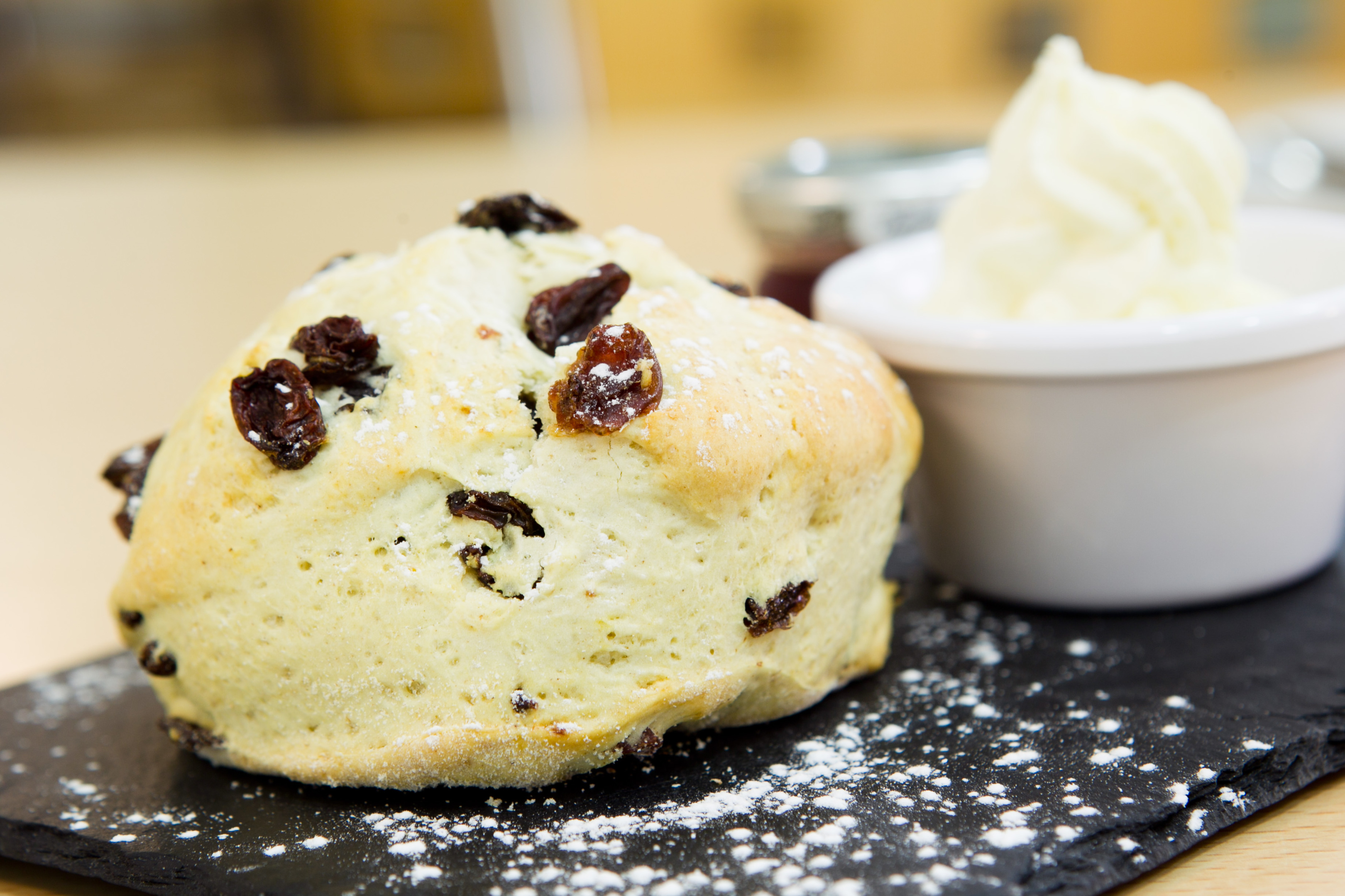 A scone from the Topiary Coffee Shop at Klondyke Garden Centre in Livingston (Andrew Cawley/DC Thomson)