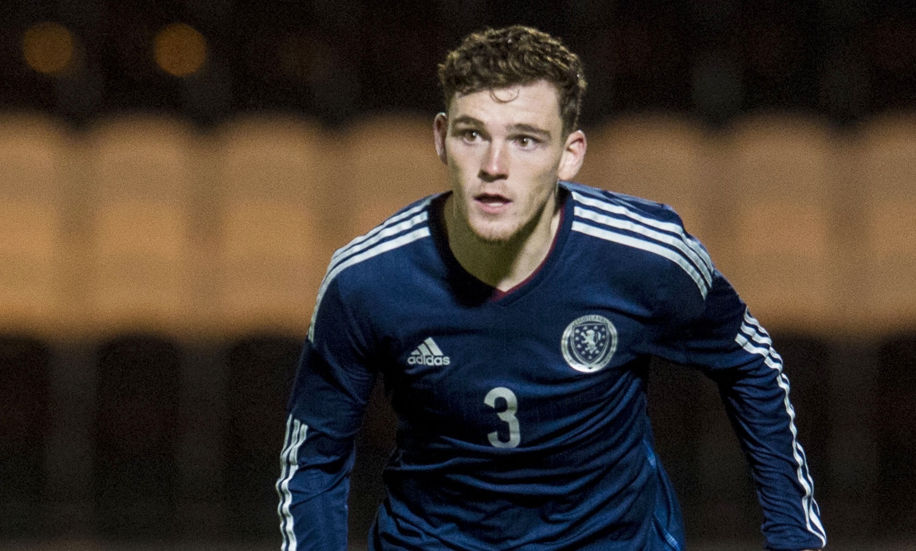 Andrew Robertson in action for Scotland (SNS Group)