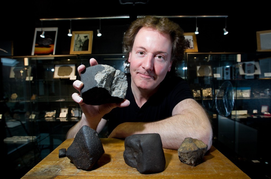 Meteorite expert Rob Elliott (Andrew Cawley / DC Thomson)
