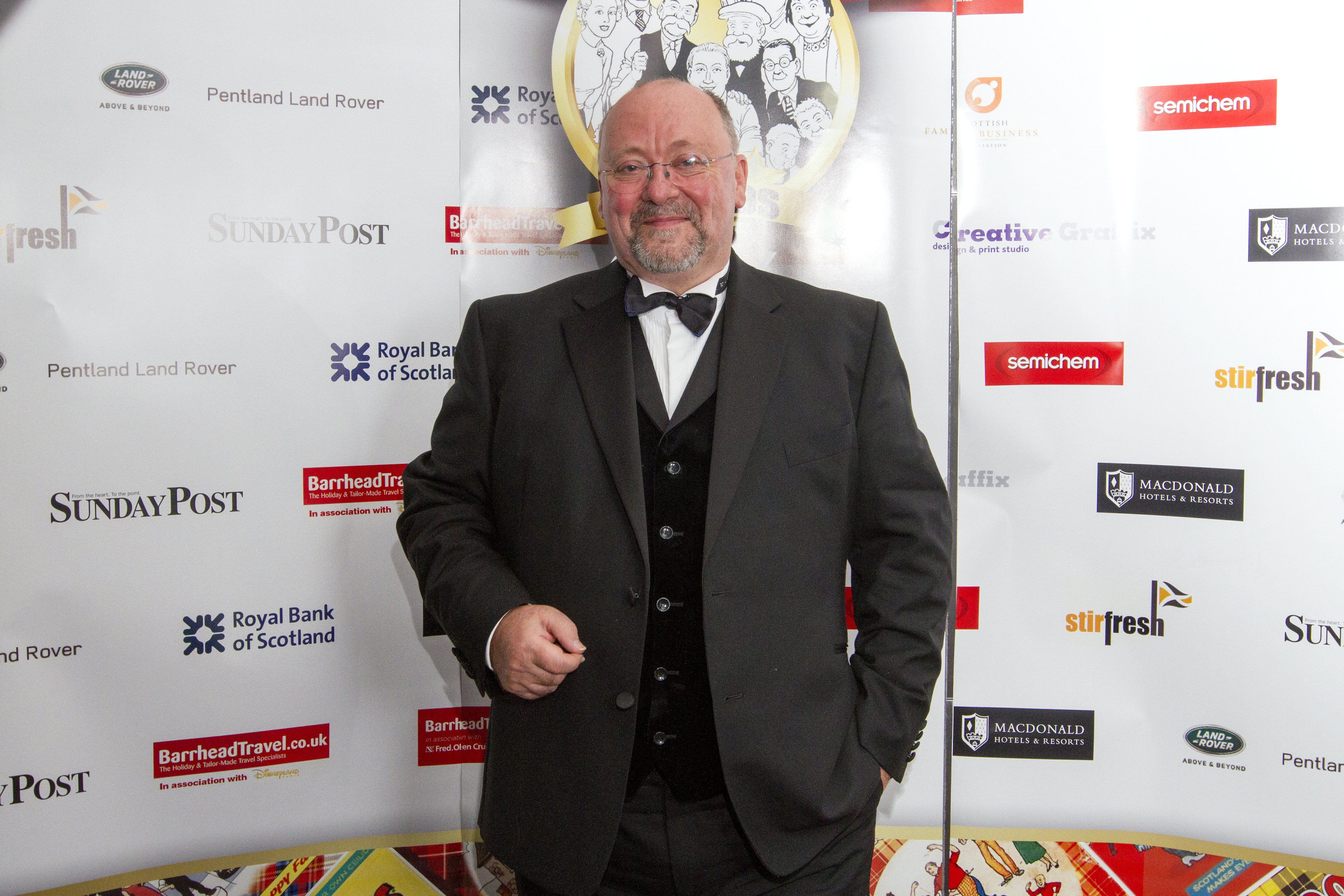 Alex Norton at the Broons Awards 2016 (Eve Conroy)