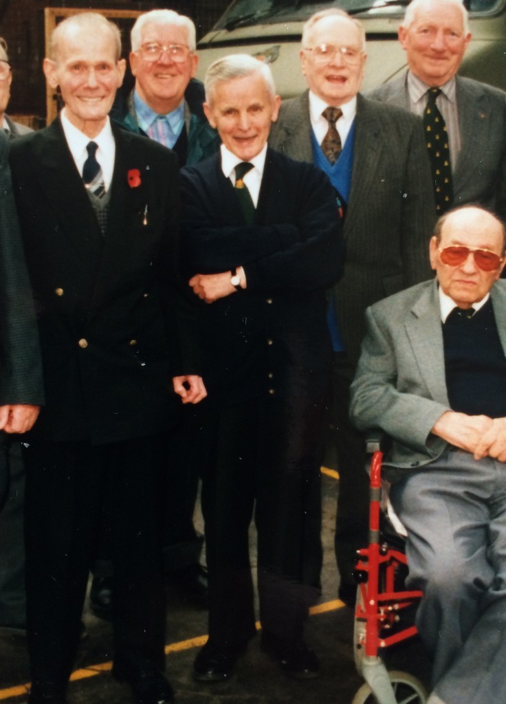 Bernard with the Renfrewshire Burma Star Association (SWNS)