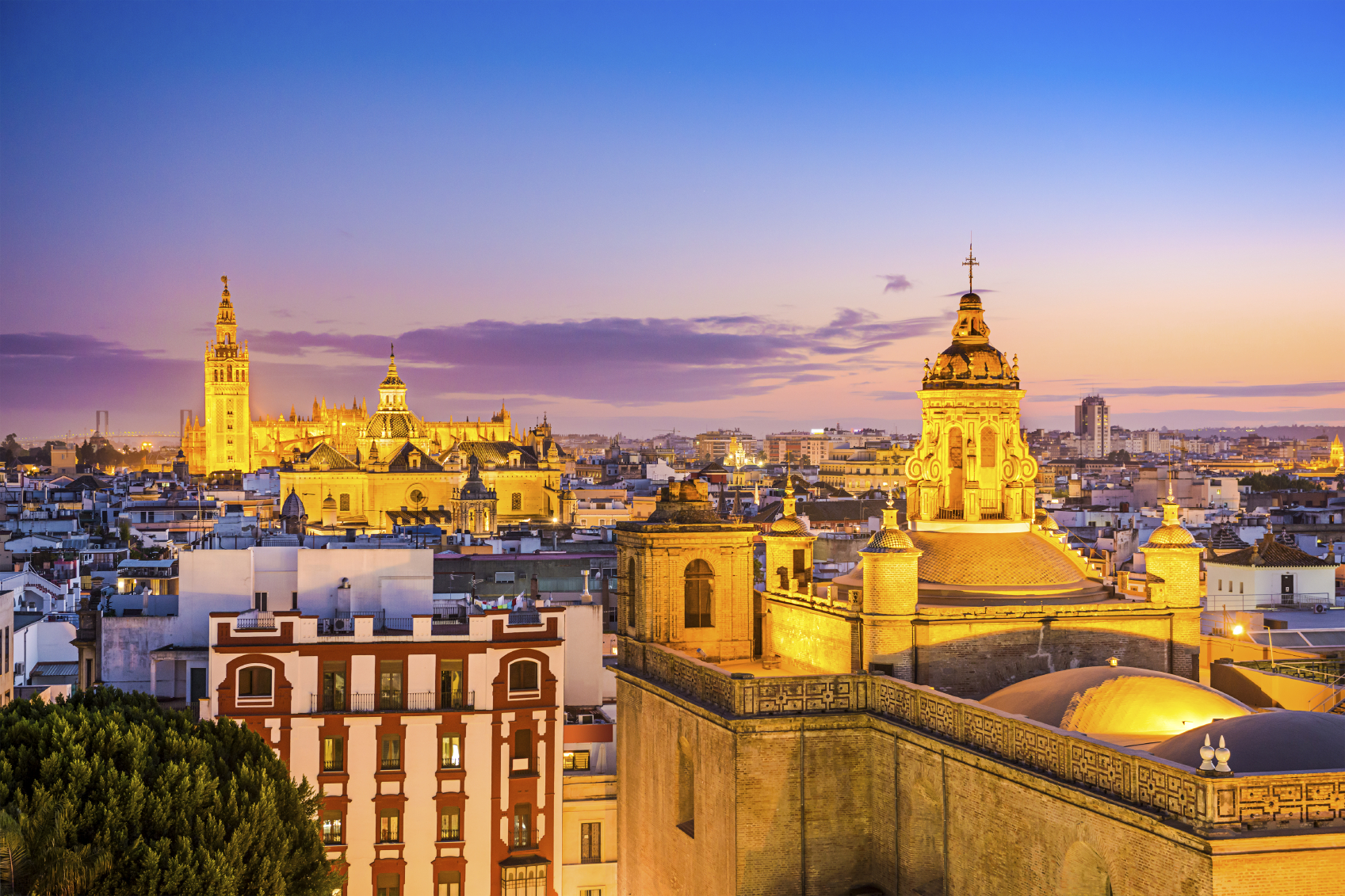 Seville at dusk (Getty Images)
