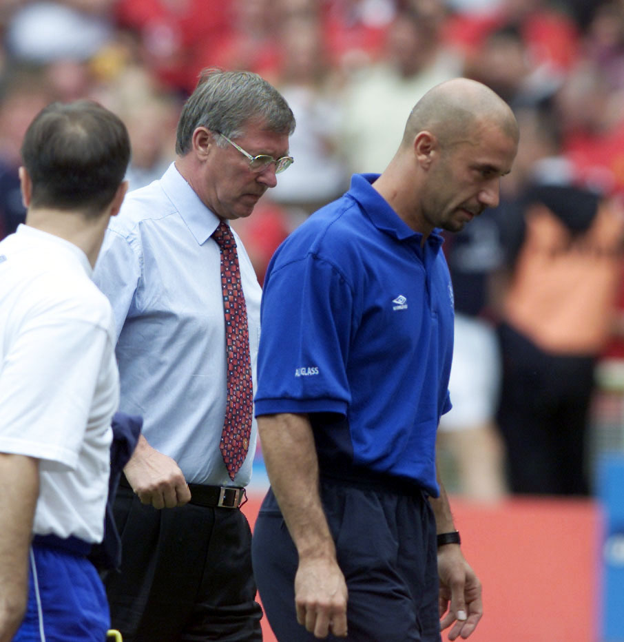 Vialli during his spell as Chelsea coach (Tom Hevezi / PA)