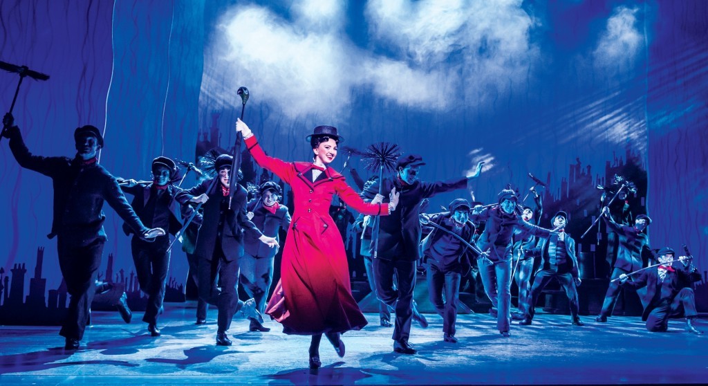 Zizi Strallen as Mary Poppins and the Company (Johan Persson)