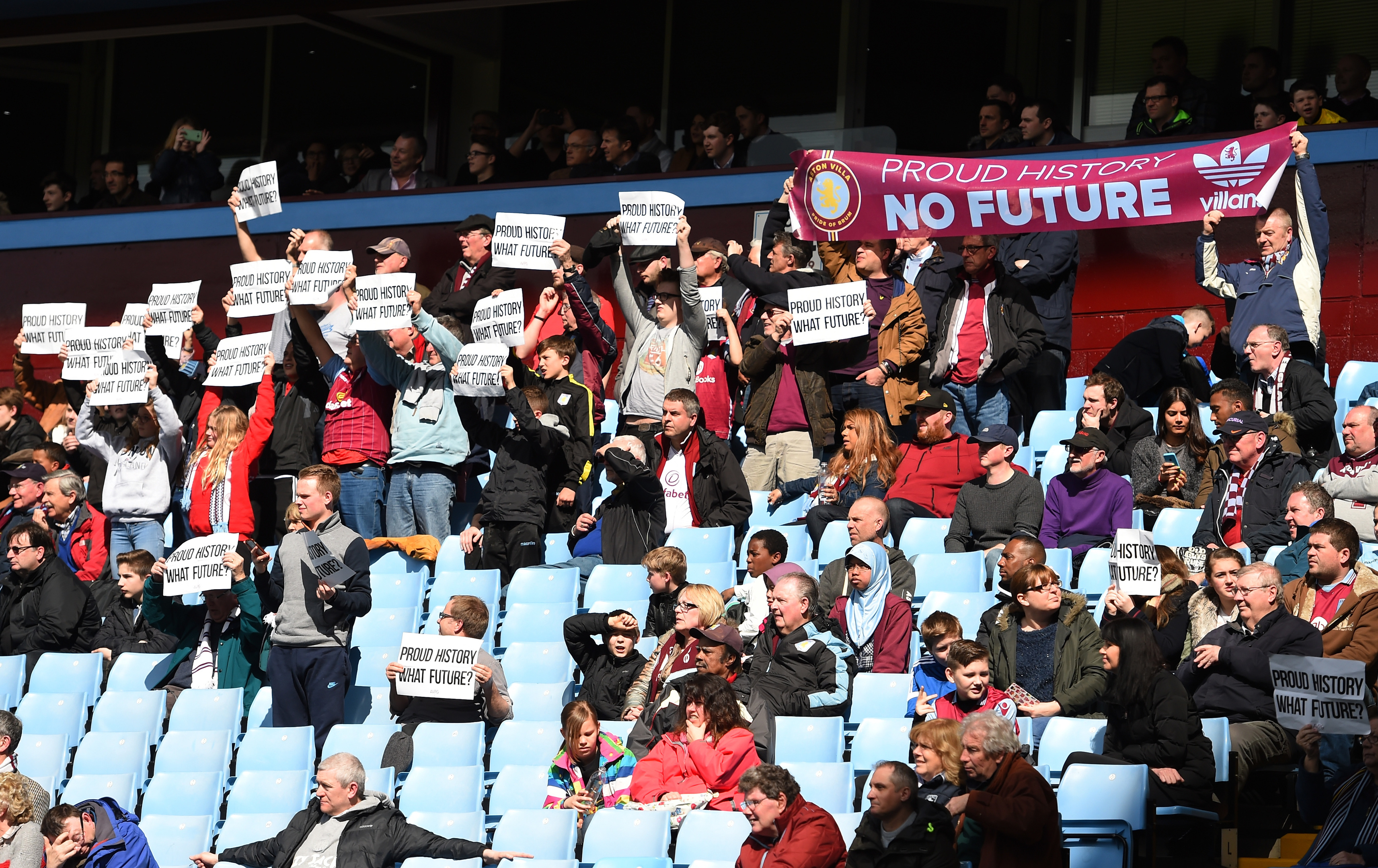 Aston Villa supporters have had enough this season (Shaun Botterill/Getty Images)