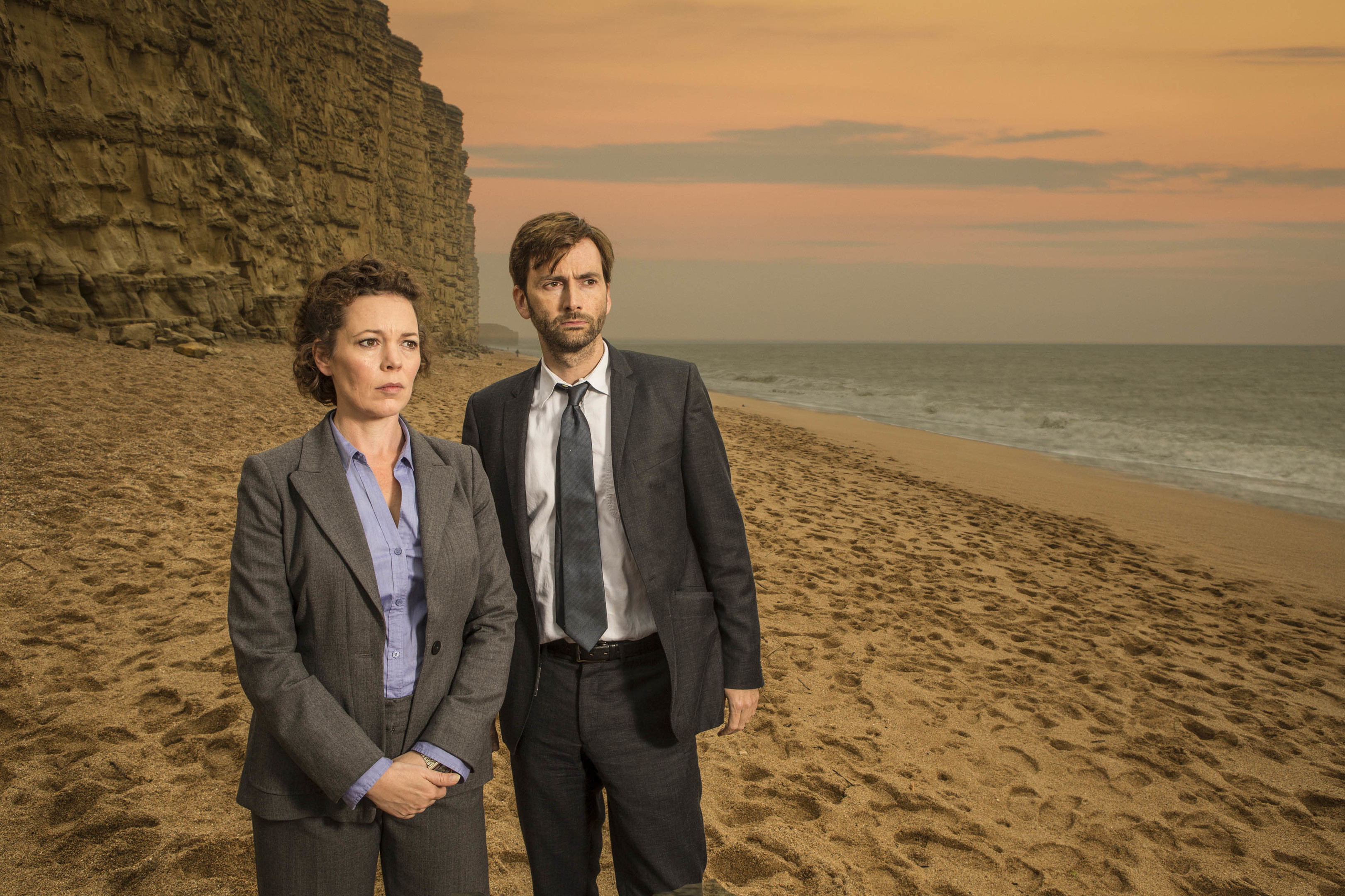 David Tennant as DI Alec Hardy and Olivia Colman as DS Ellie Miller (ITV)