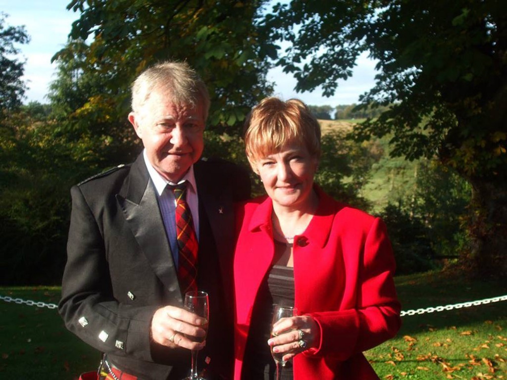 Campbell with his wife Carol
