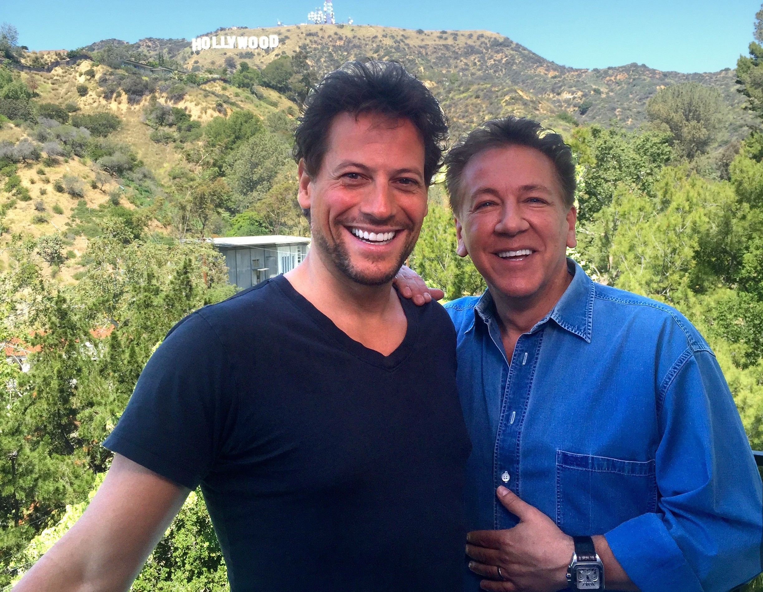 Ioan Gruffudd and Ross King