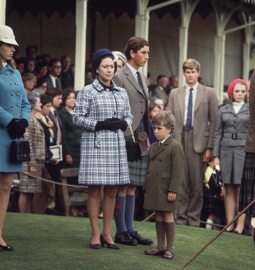 Assorted members of the Queen’s family face in different directions for no apparent reason at Braemar (Getty Images)