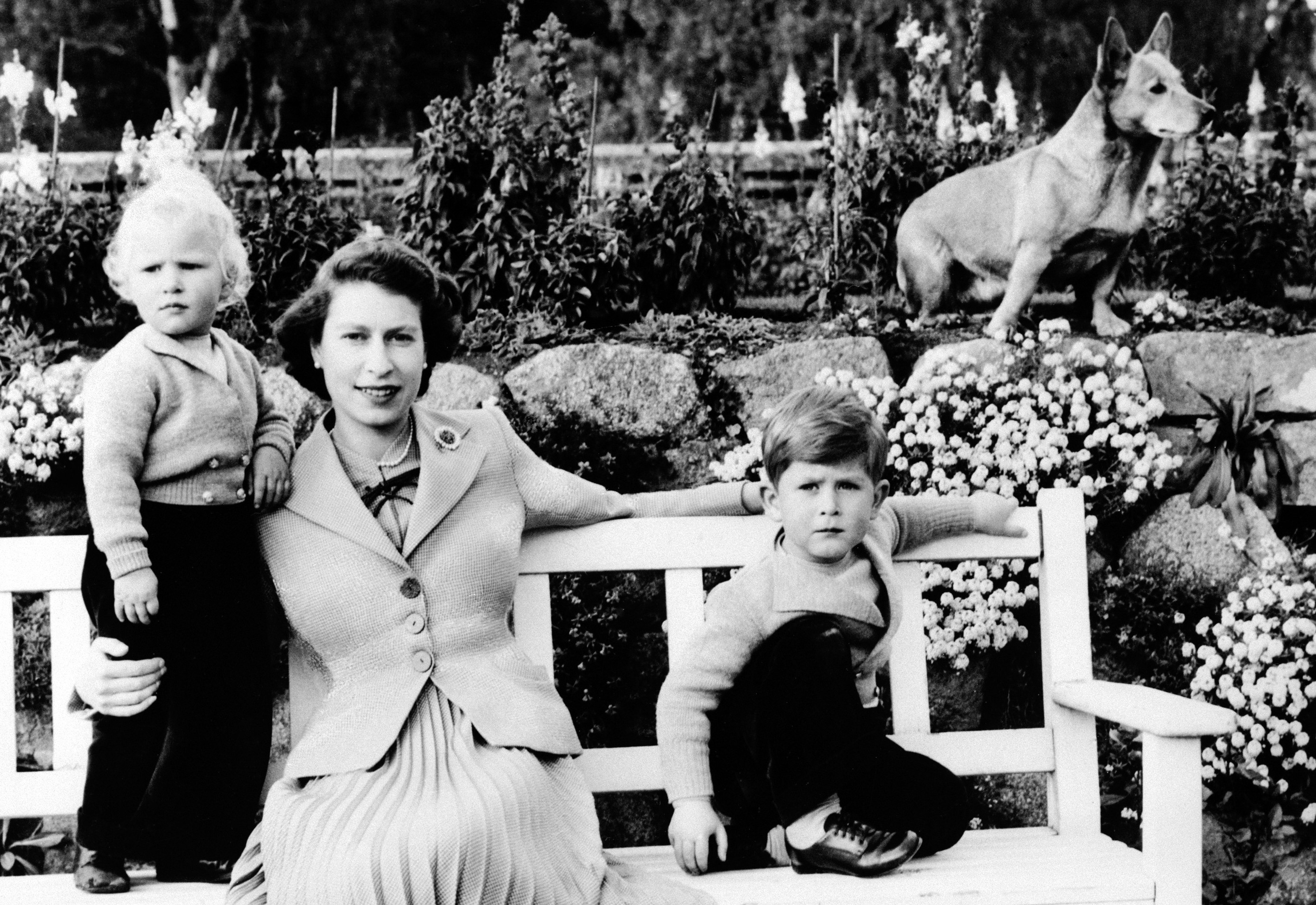The Queen introduced her children – here Princess Anne and Prince Charles – to Scotland from a very early age, instilling a connection with the country that endures (PA)