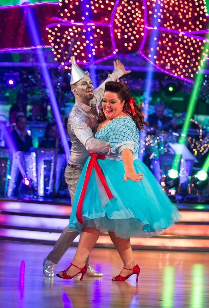 Lisa and dance partner Robin Windsor (BBC / Guy Levy)