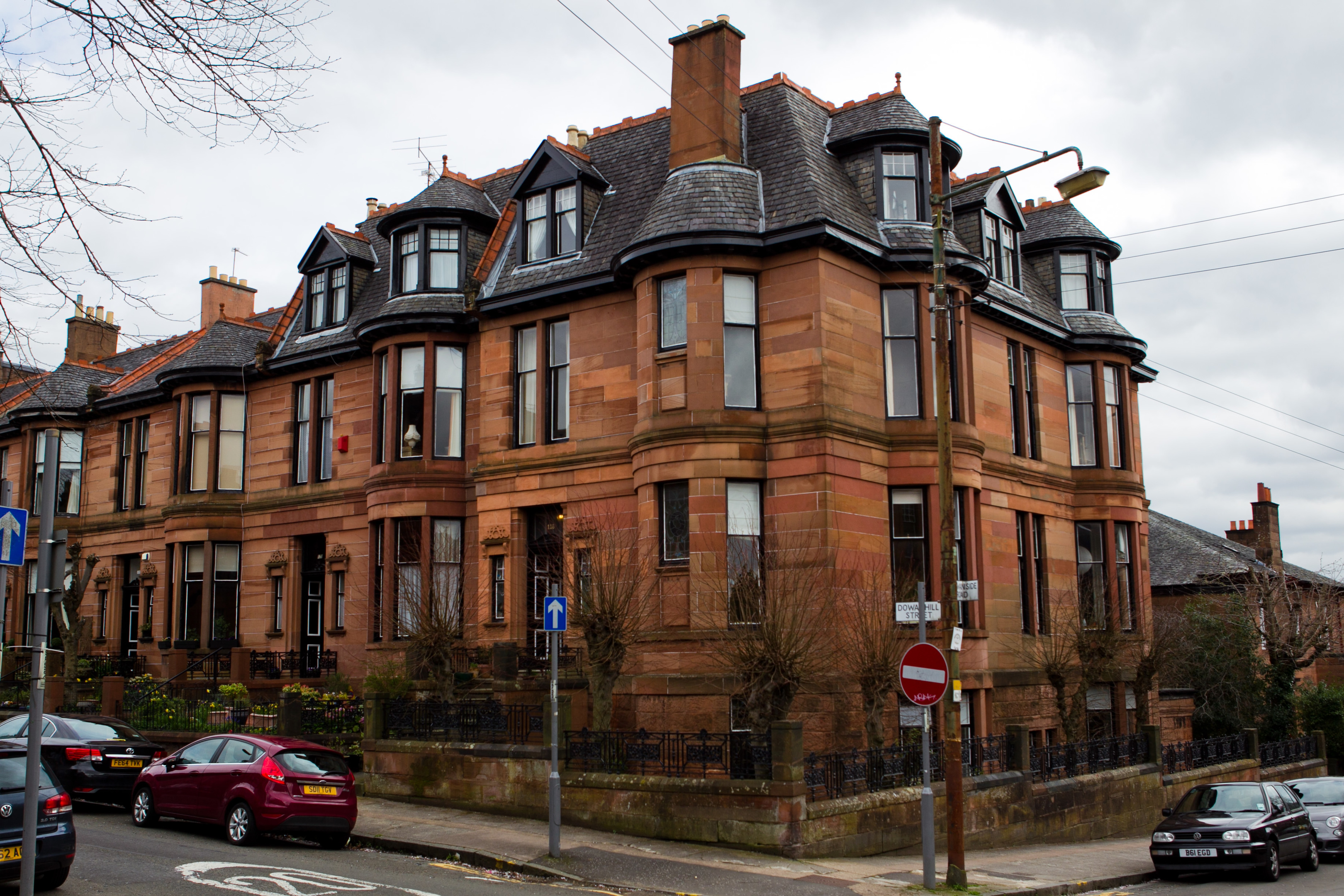 Niki Jones' home in Glasgow's west end (Andrew Cawley/DC Thomson)