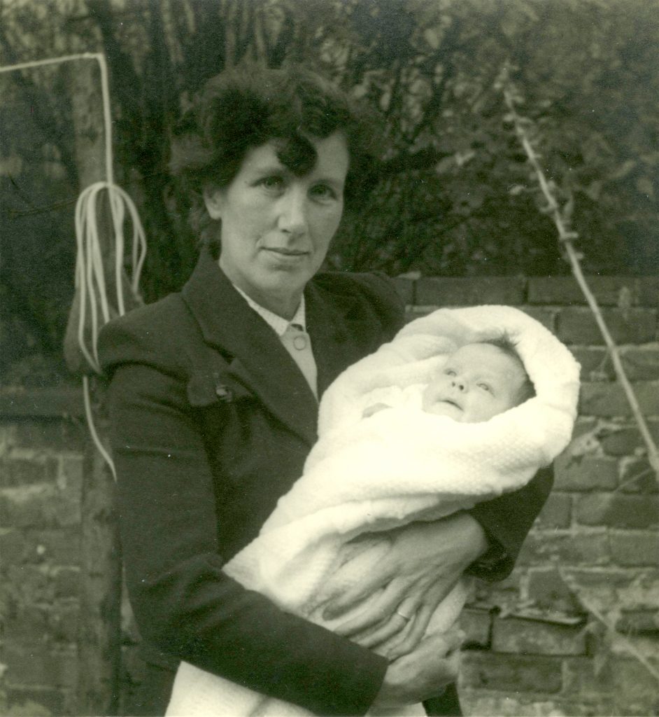 Jenny holds baby Helen