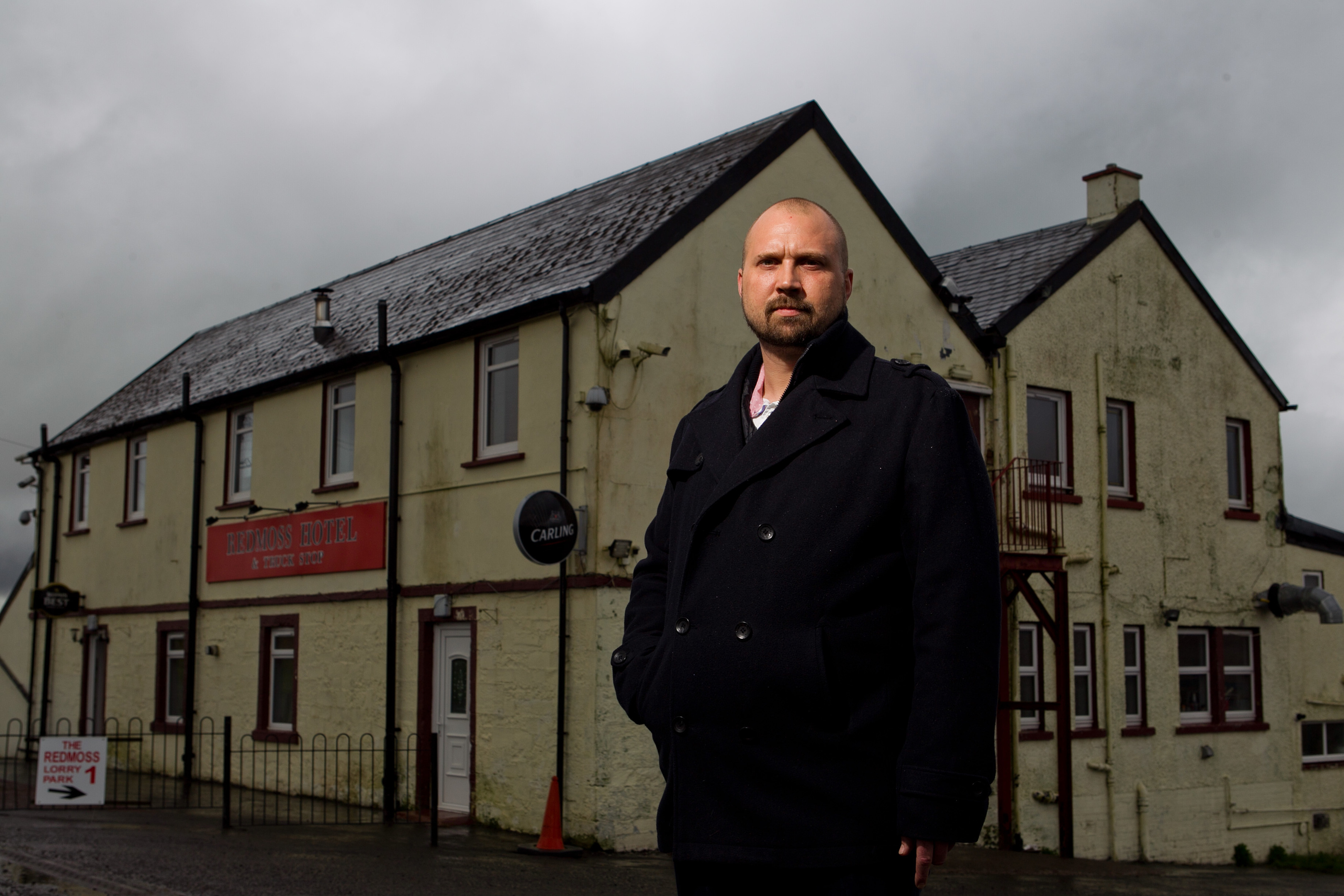 Arpad Halasz, who works at the Red Moss Hotel and Truckstop (Andrew Cawley / DC Thomson)