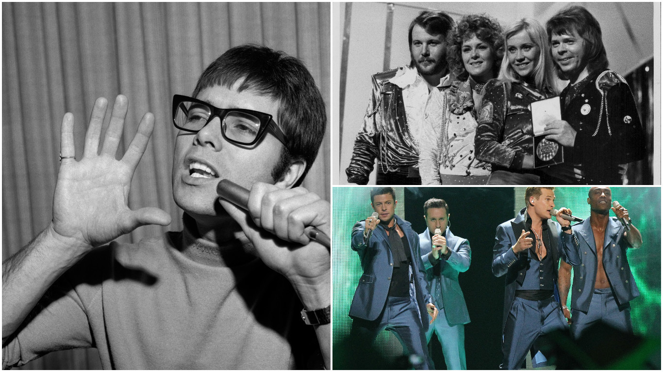 Cliff, ABBA and Blue have all been Eurovision losers (Getty Images)