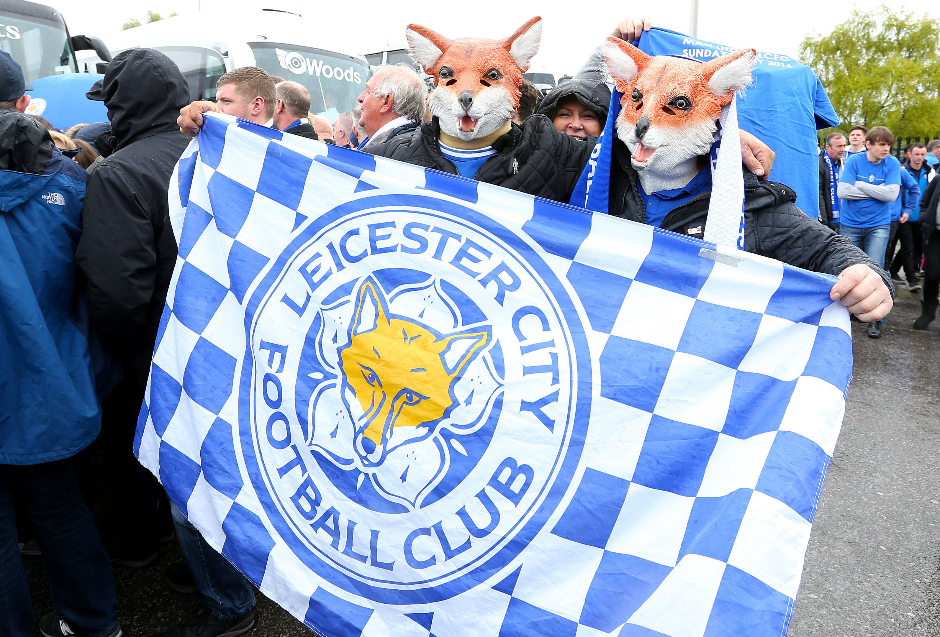 Leicester City fans (PA)
