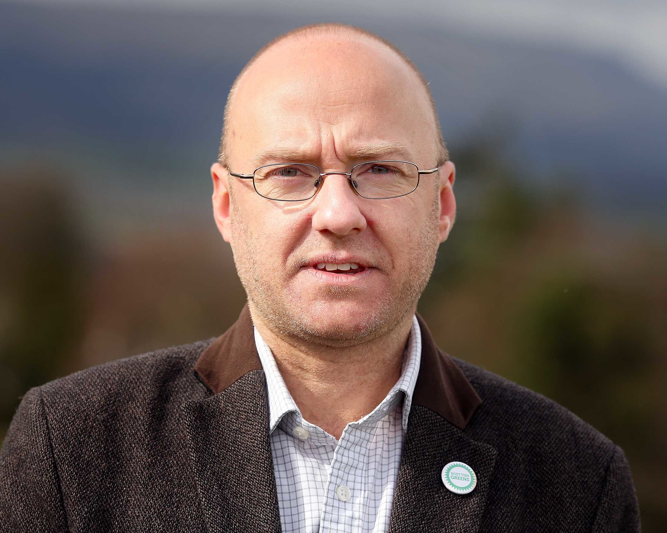 Patrick Harvie MSP Scottish Green Party list member (Allan Milligan)