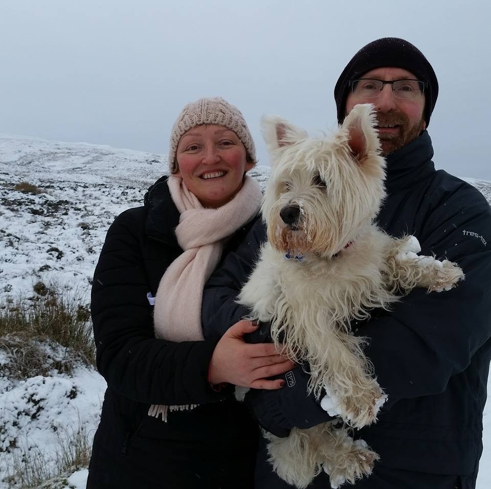 Lesley and husband Colin